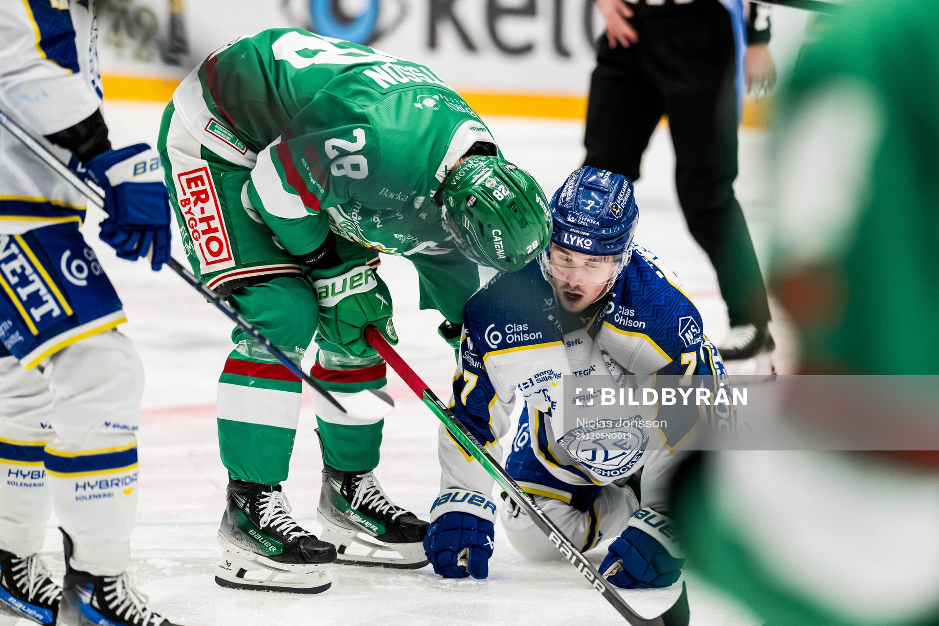 Leksands Marcus Karlberg har ont
