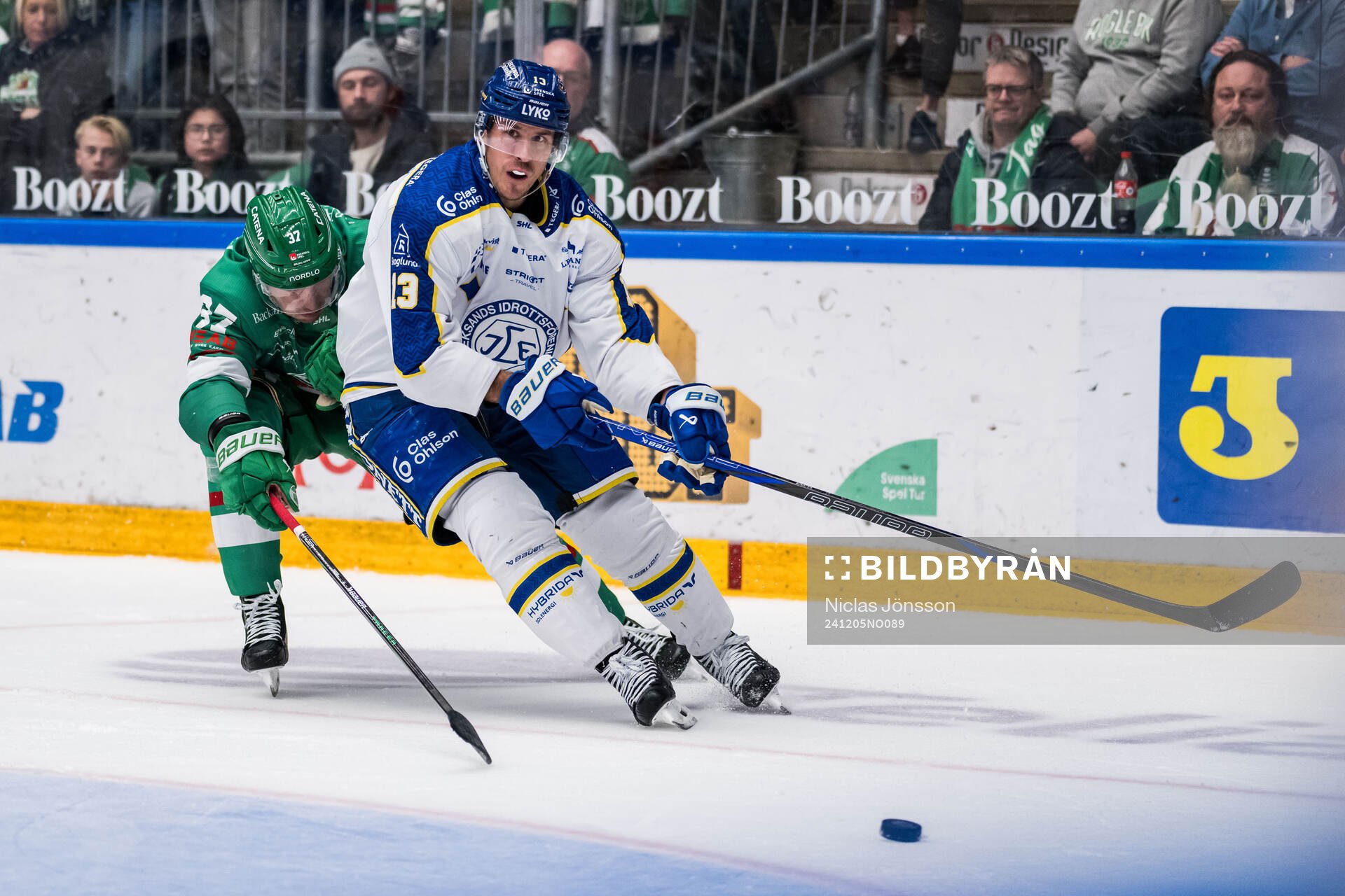 Rögles Albin Sundsvik och Leksands Jon Knuts