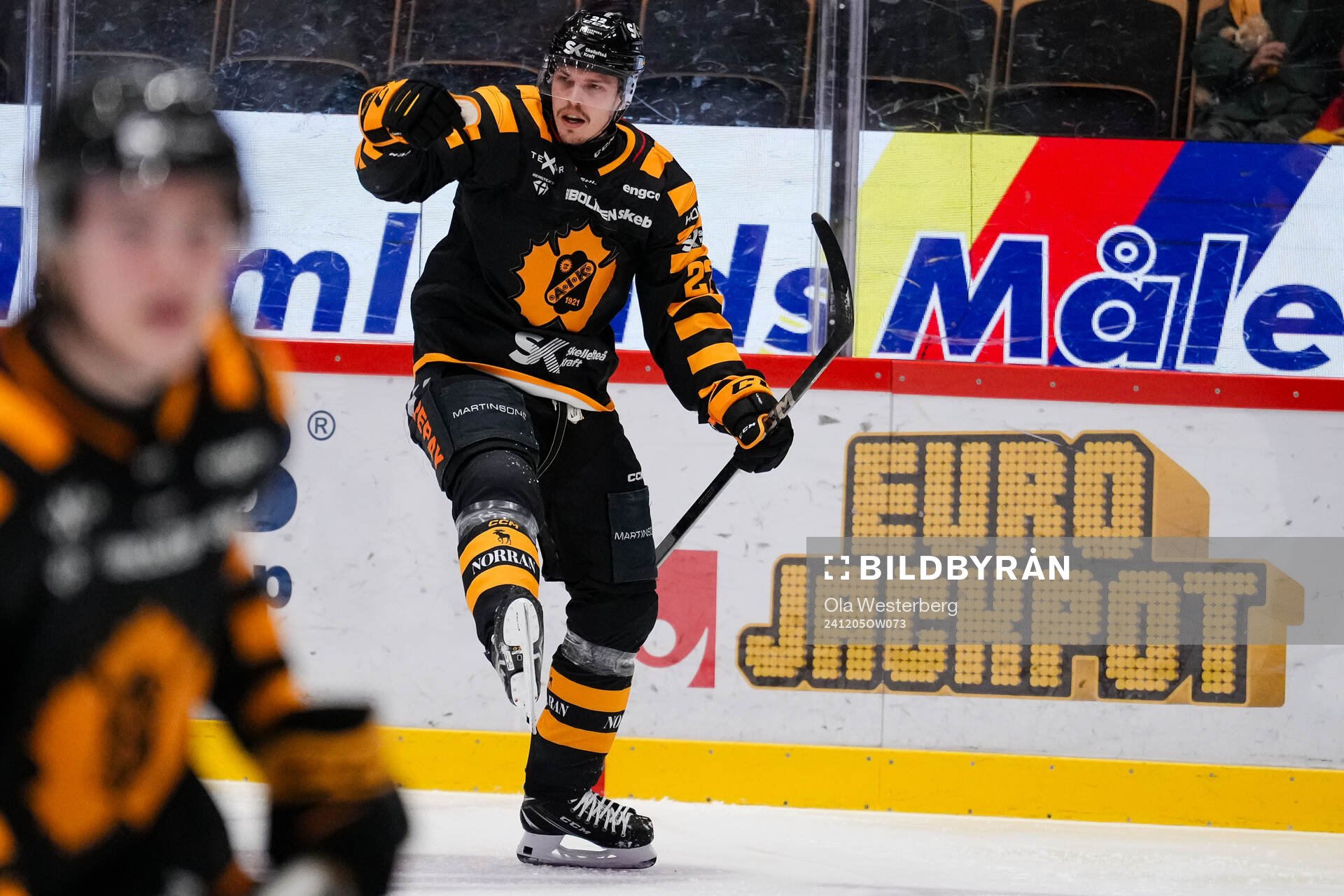 Skellefteås Jonathan Johnson jublar