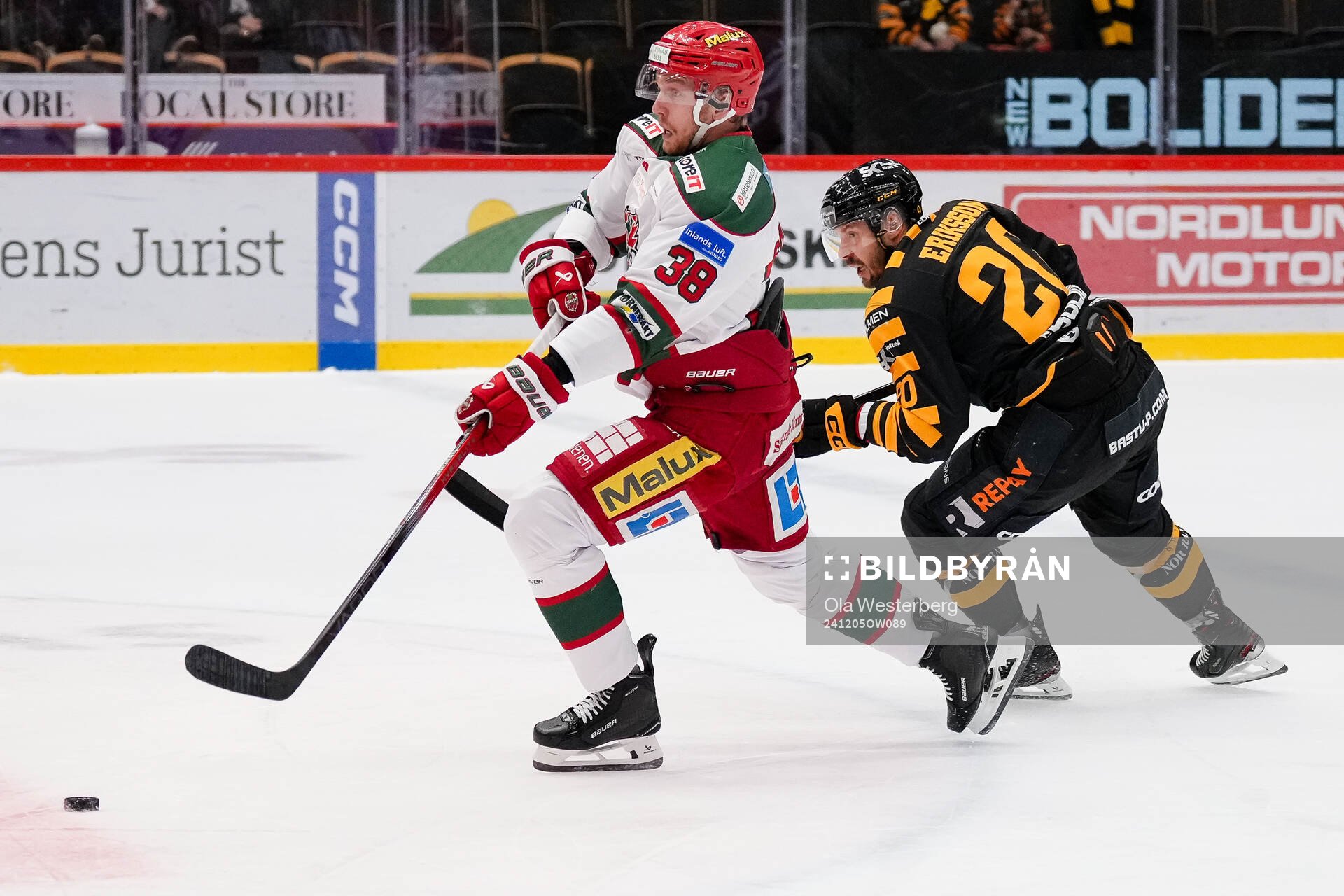 Modos Johan Södergran och Skellefteås Marcus Eriksson