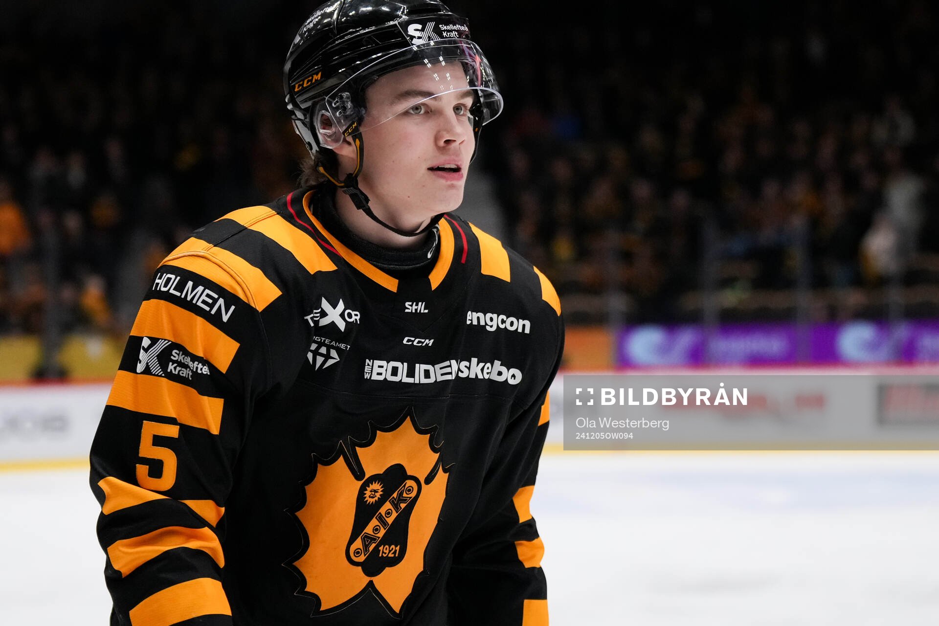 Skellefteås Axel Sandin Pellikka jublar