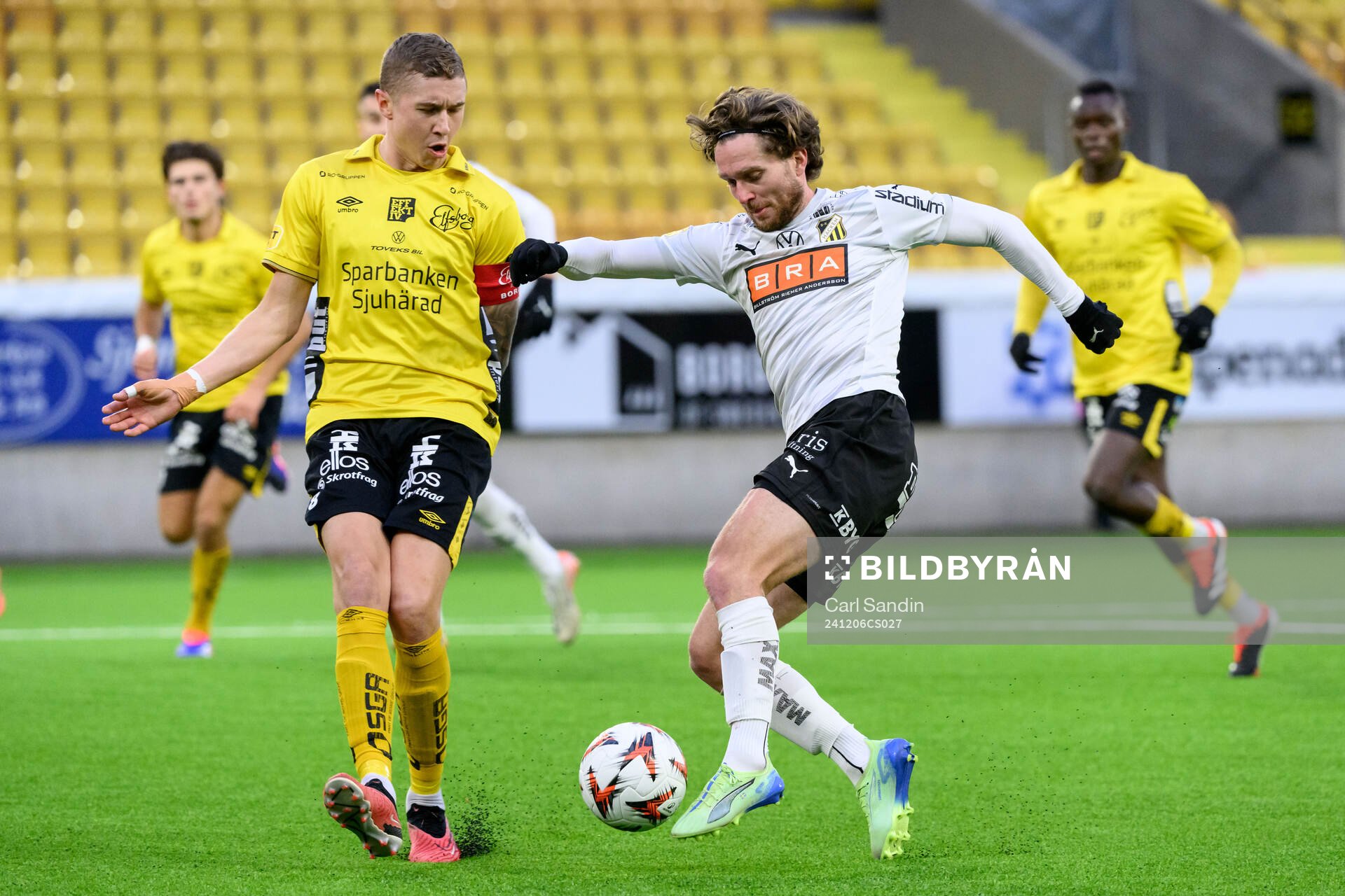 Elfsborgs Sebastian Holmen och Häckens Adam Lundkvist