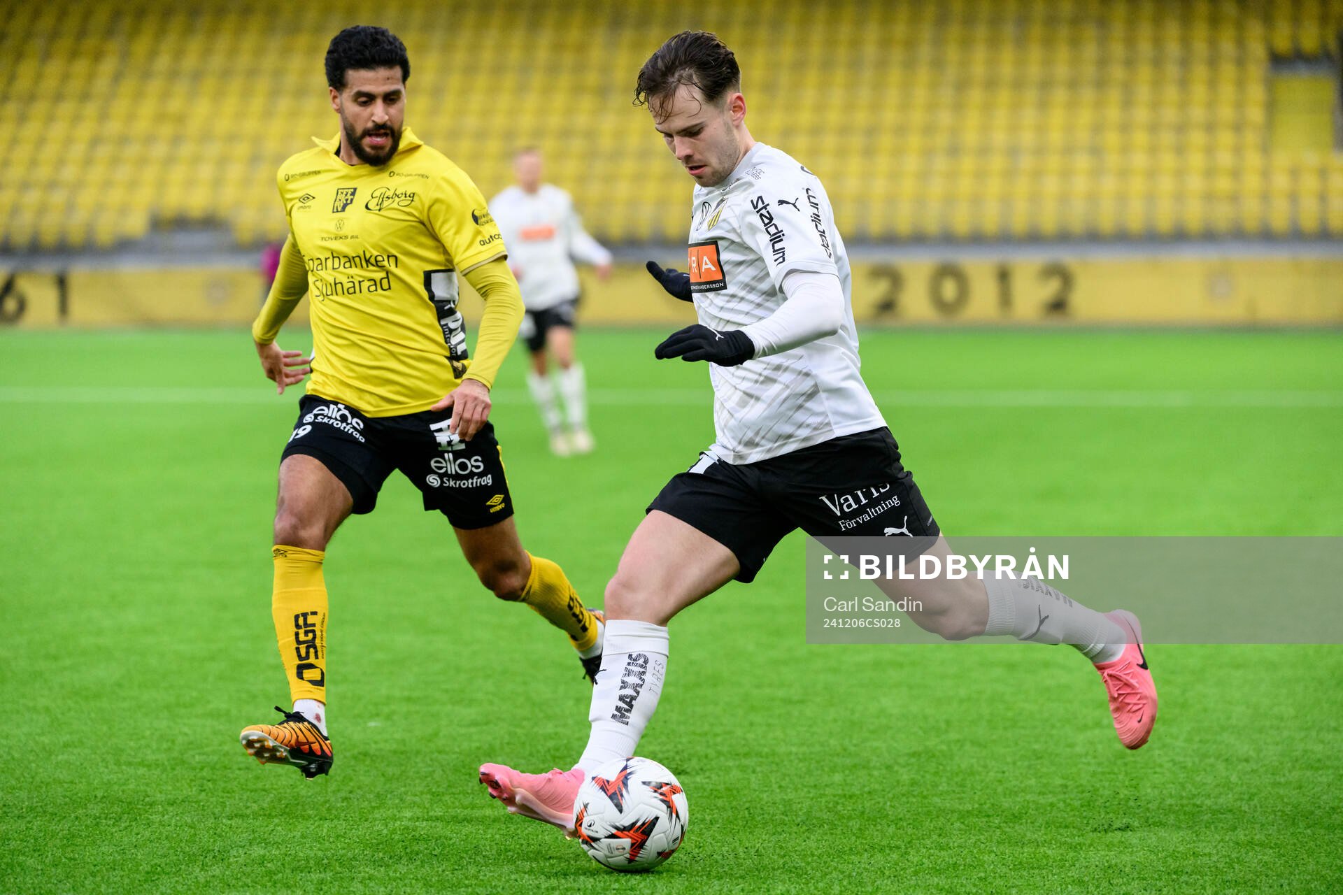 Elfsborgs Rami Kaib och Häckens Lars Olden Larsen