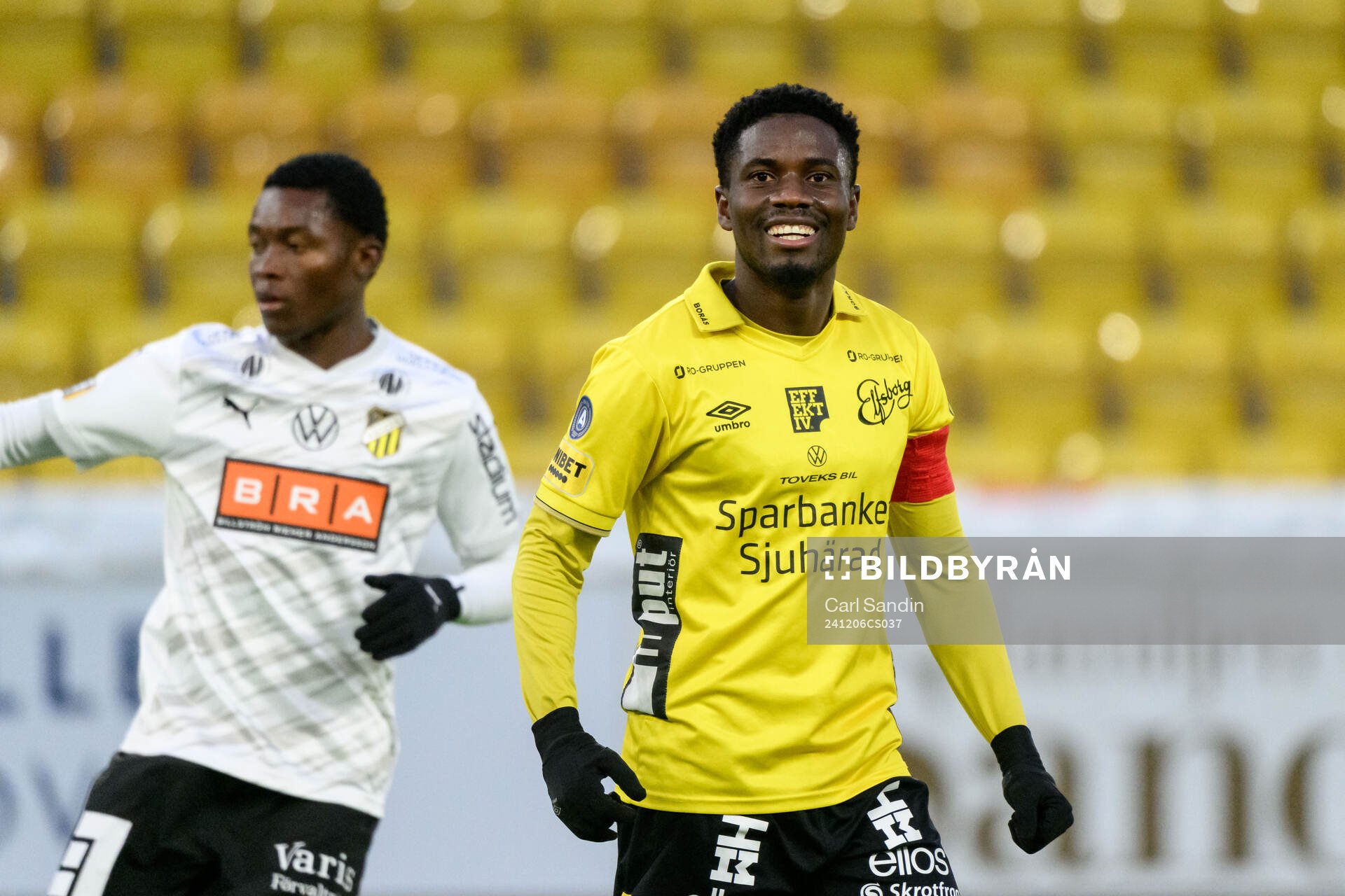 Elfsborgs Michael Baidoo jublar