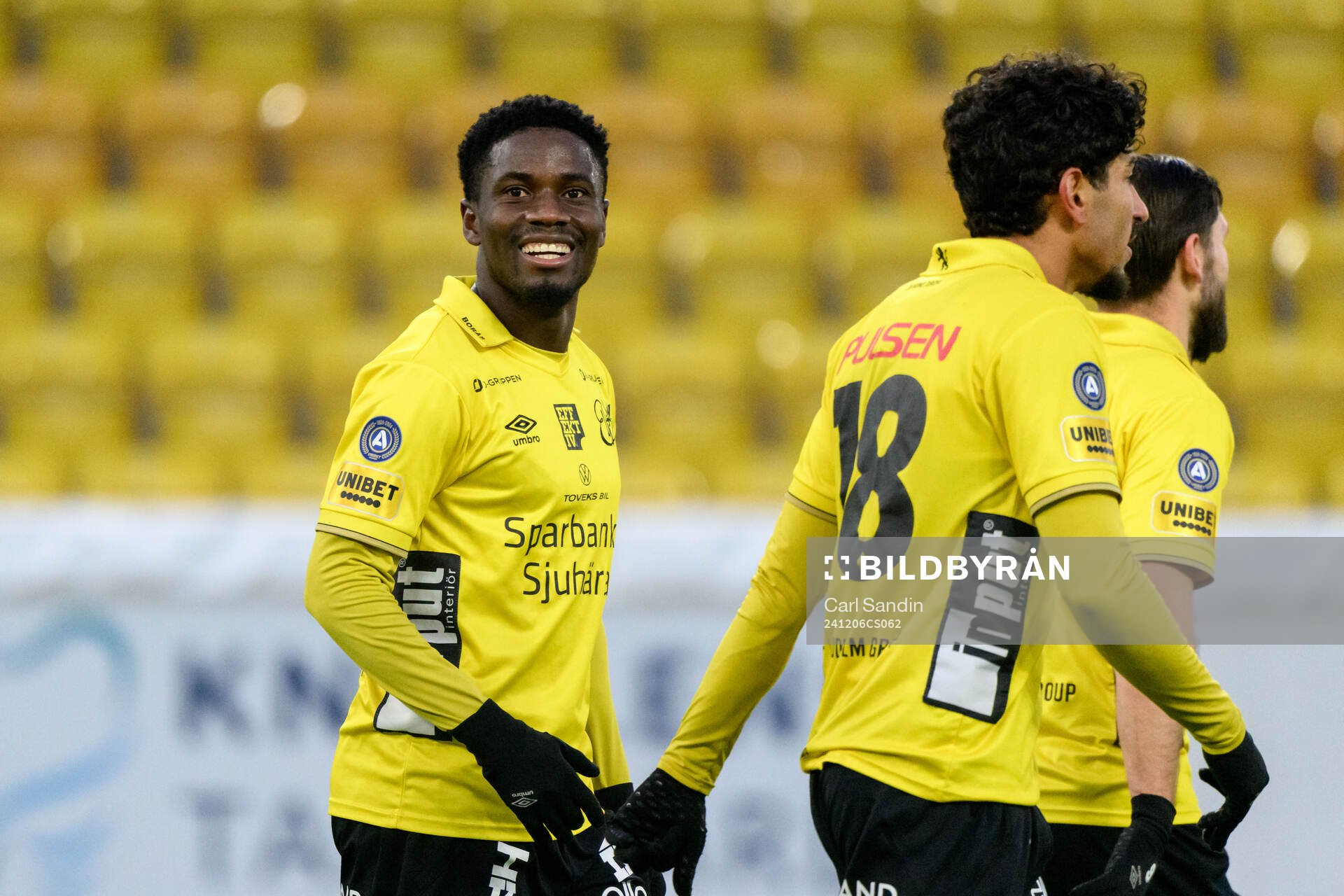 Elfsborgs Michael Baidoo jublar