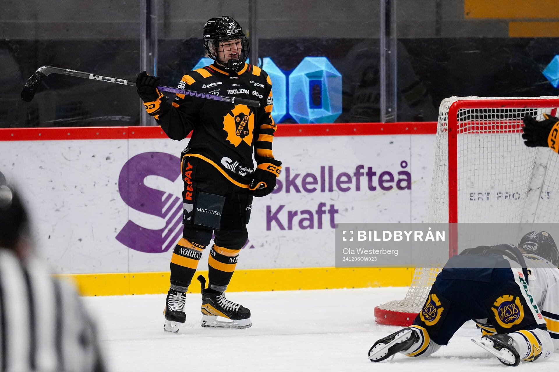 Skellefteås Laura Lerchova jublar