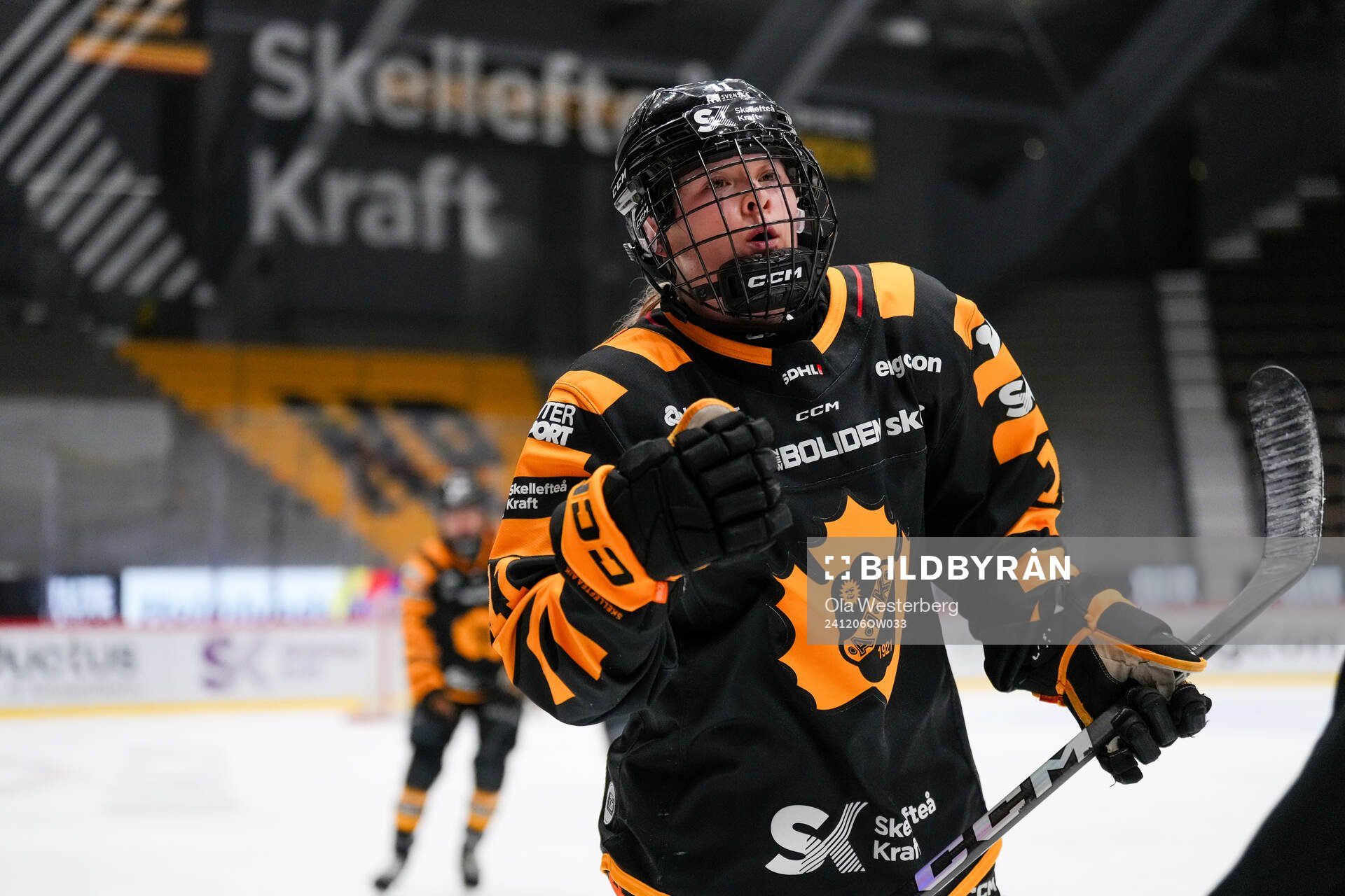 Skellefteås Marah Wagner jublar