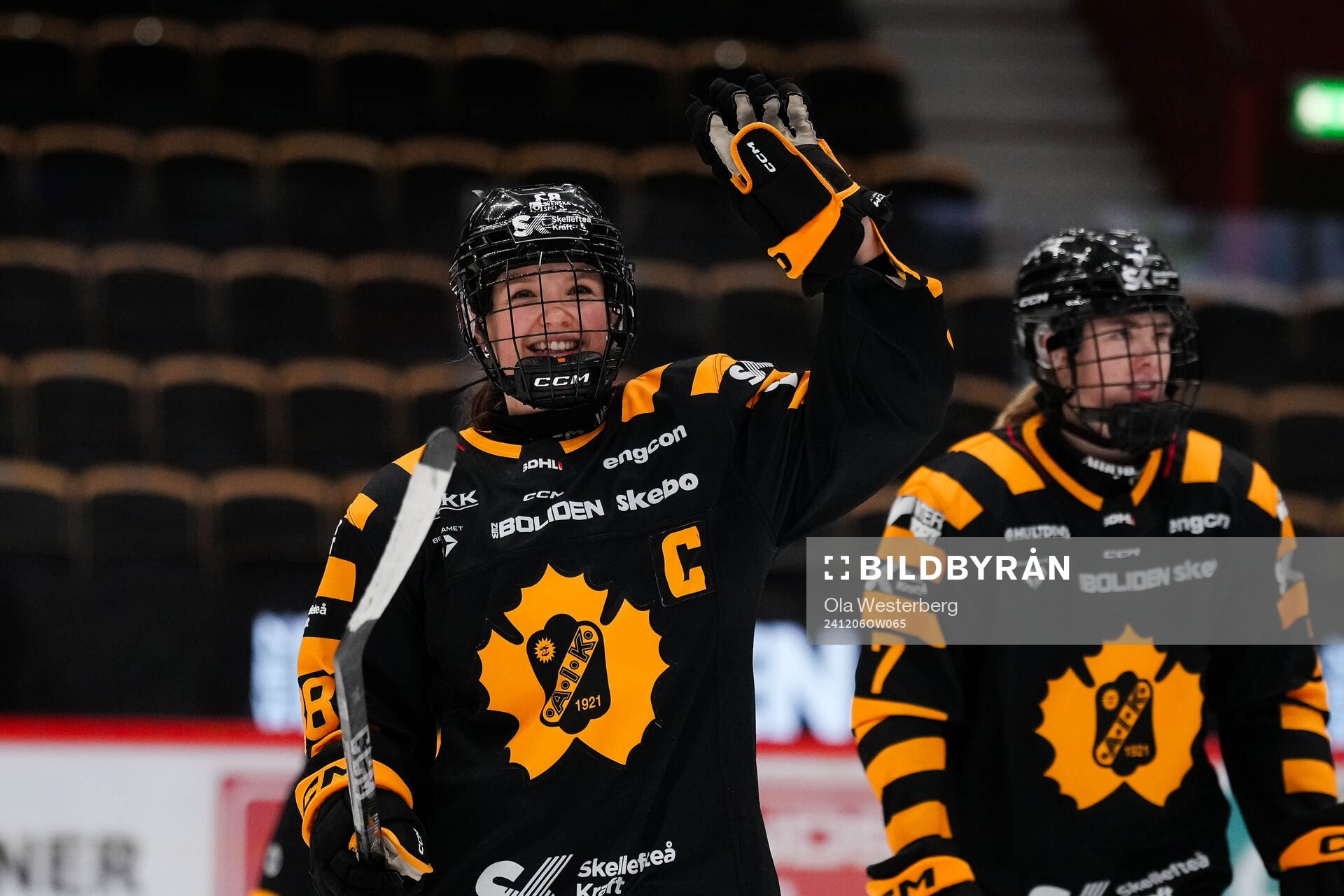 Skellefteås Malou Berggren jublar