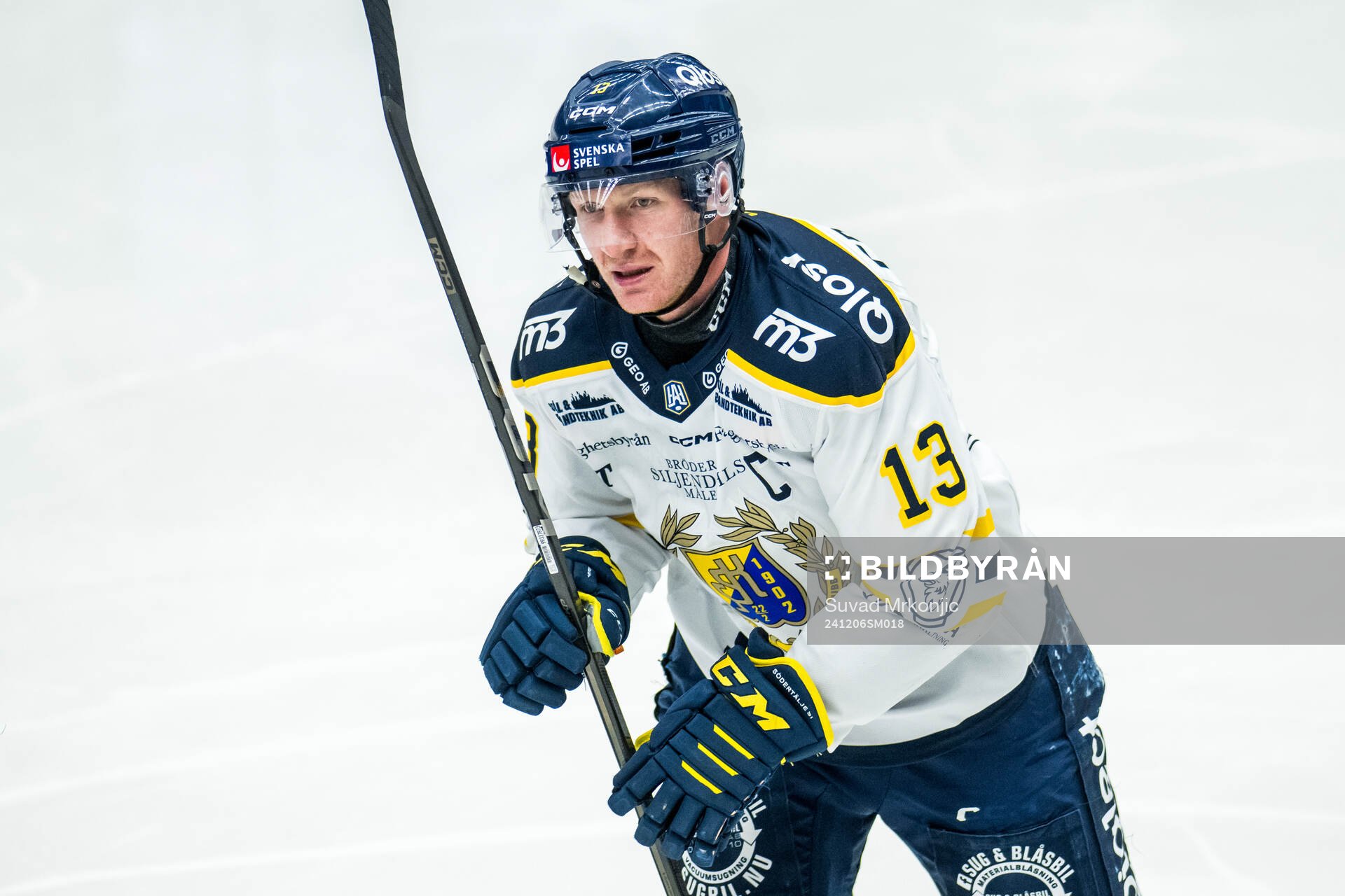 Södertäljes Henrik Eriksson jublar