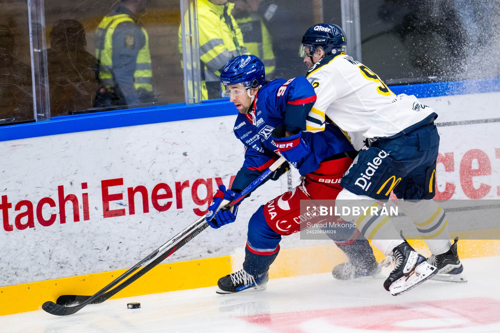 Oskarshamns Liam Hawel och Södertäljes Albert Wikman