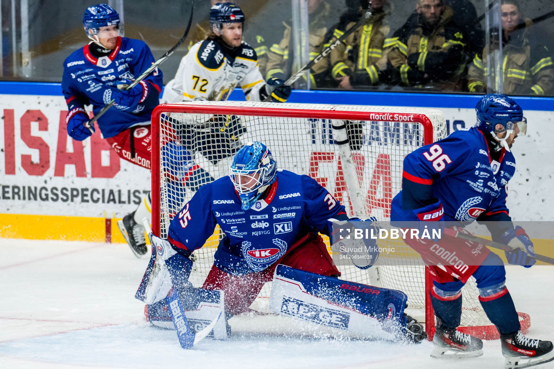 Oskarshamns målvakt Emil Kruse