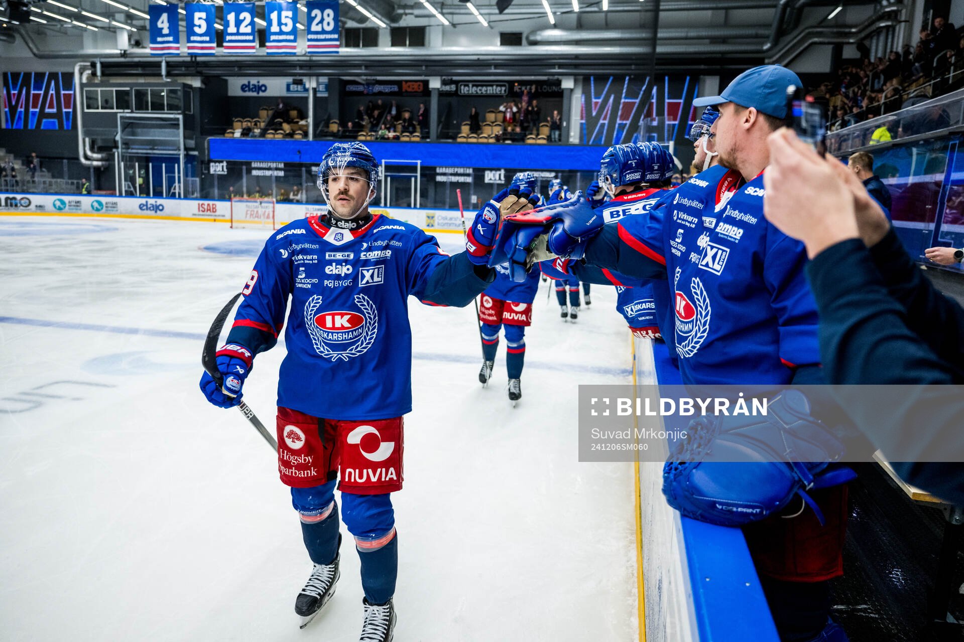 Oskarshamns Michael Joyaux jublar 2-4 målet