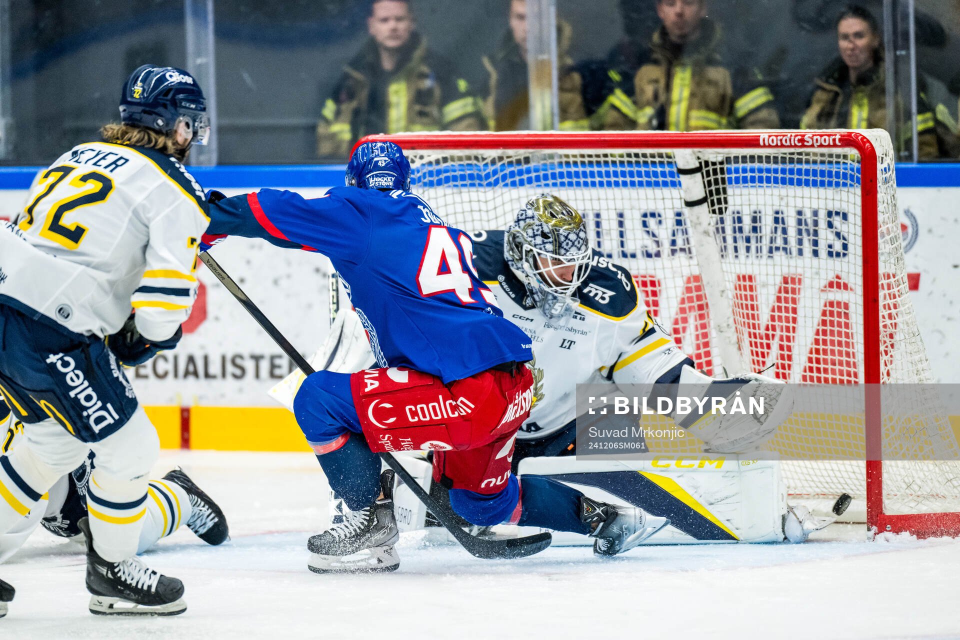 Oskarshamns Michael Joyaux gör 2-4 målet