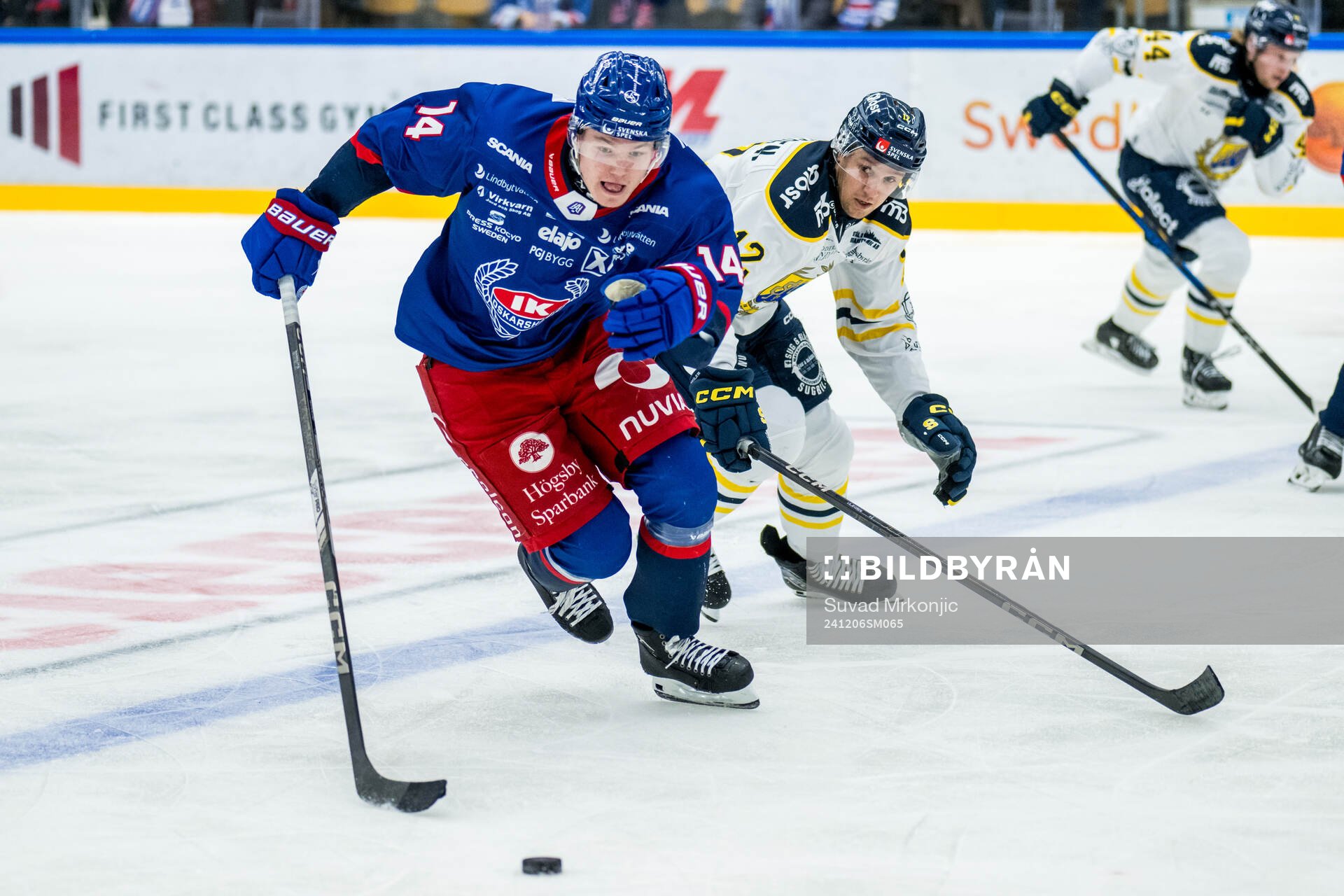 Oskarshamns Lukas Vesterlund och Södertäljes Viktor