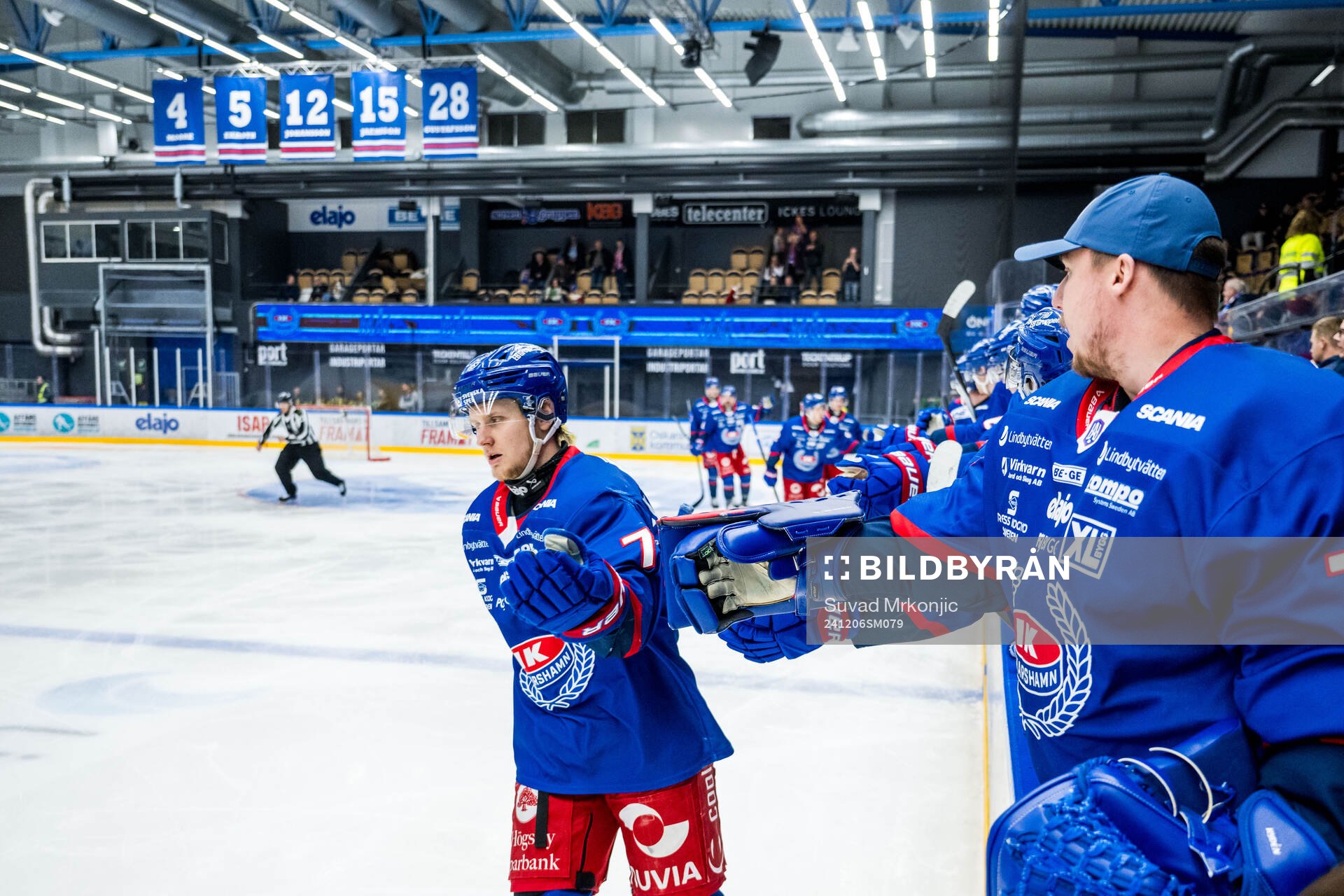 Oskarshamns Filip Sveningsson jublar