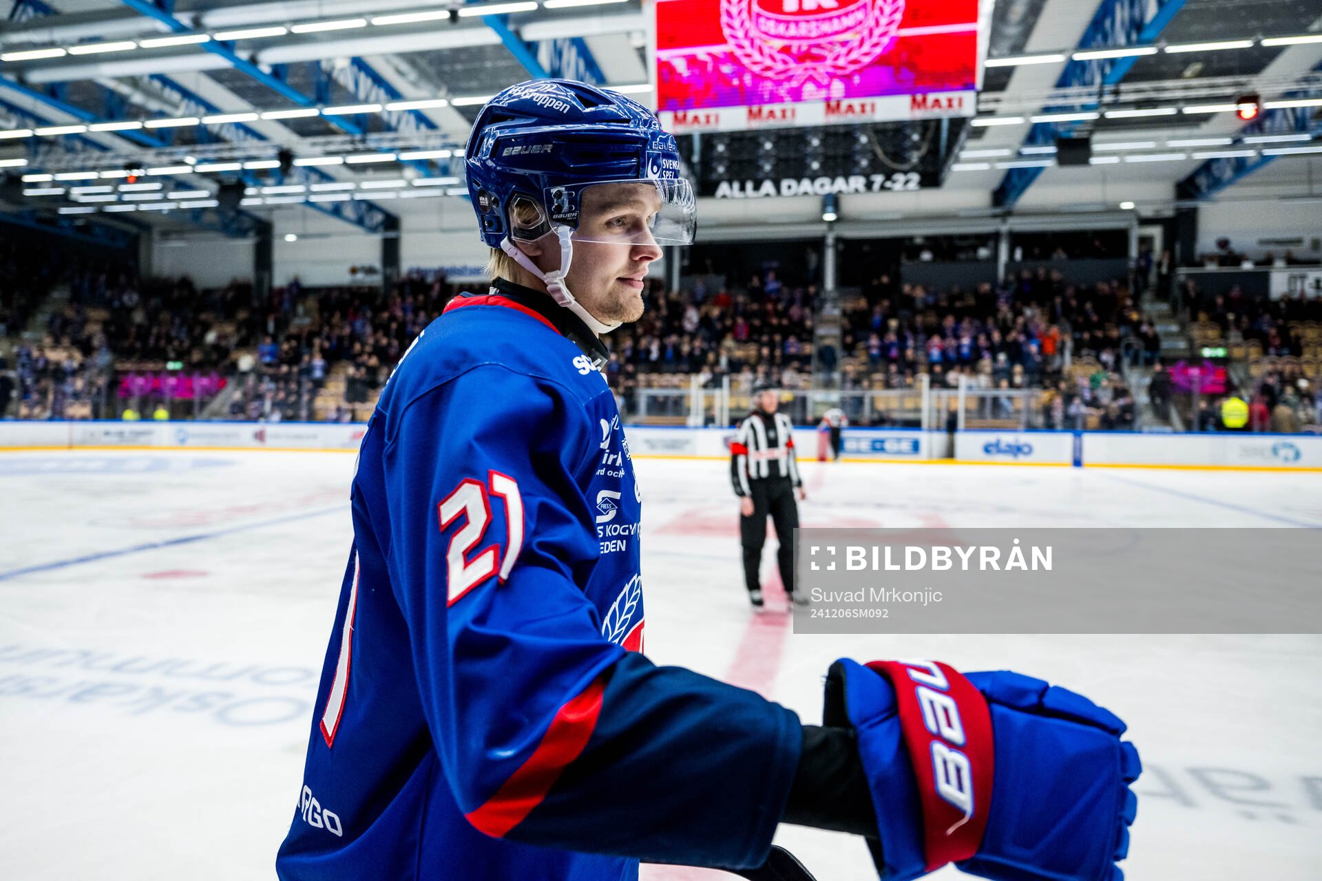 Oskarshamns Hampus Karlsson jublar