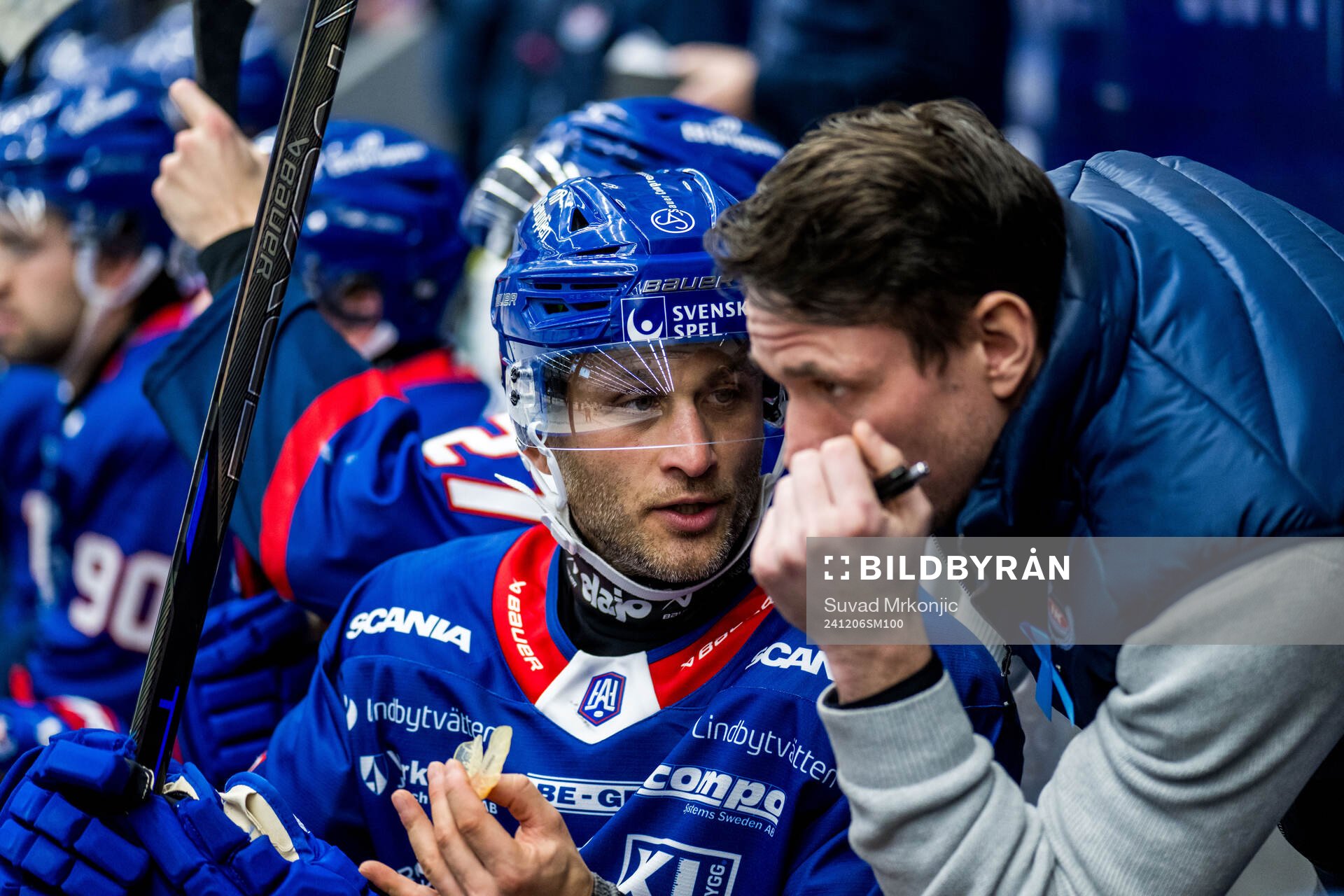 Oskarshamns Carter Camper och tränare Björn Karlsson