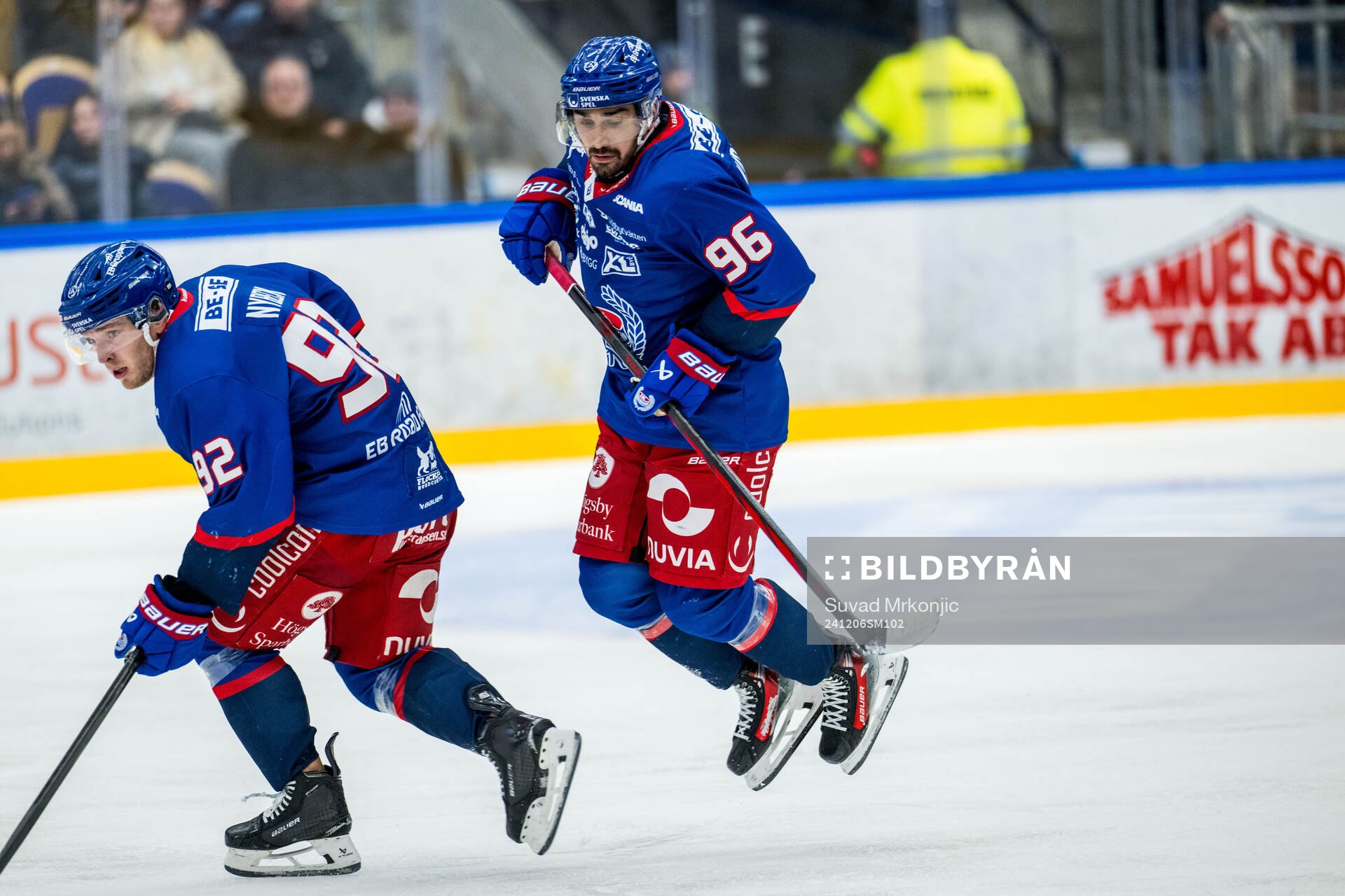 Oskarshamns Zion Nybeck och Kevin Karlsson