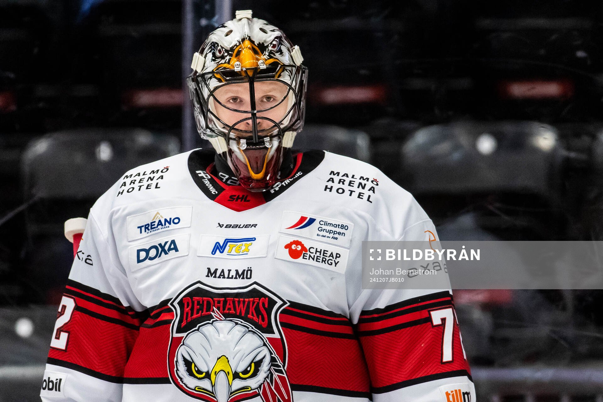 Malmö Redhawks målvakt Daniel Marmenlind