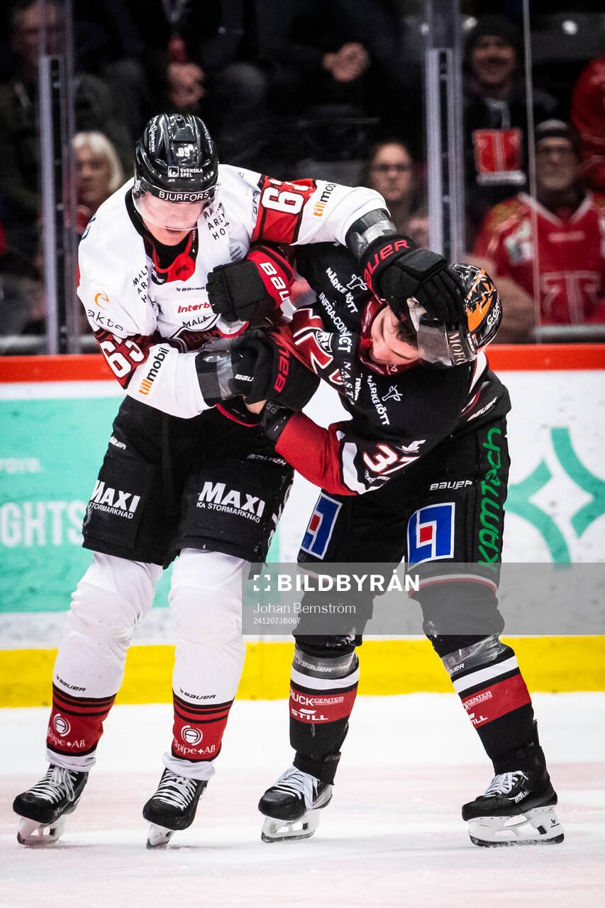 Bråk mellan Malmö Redhawks Fredrik Händemark och