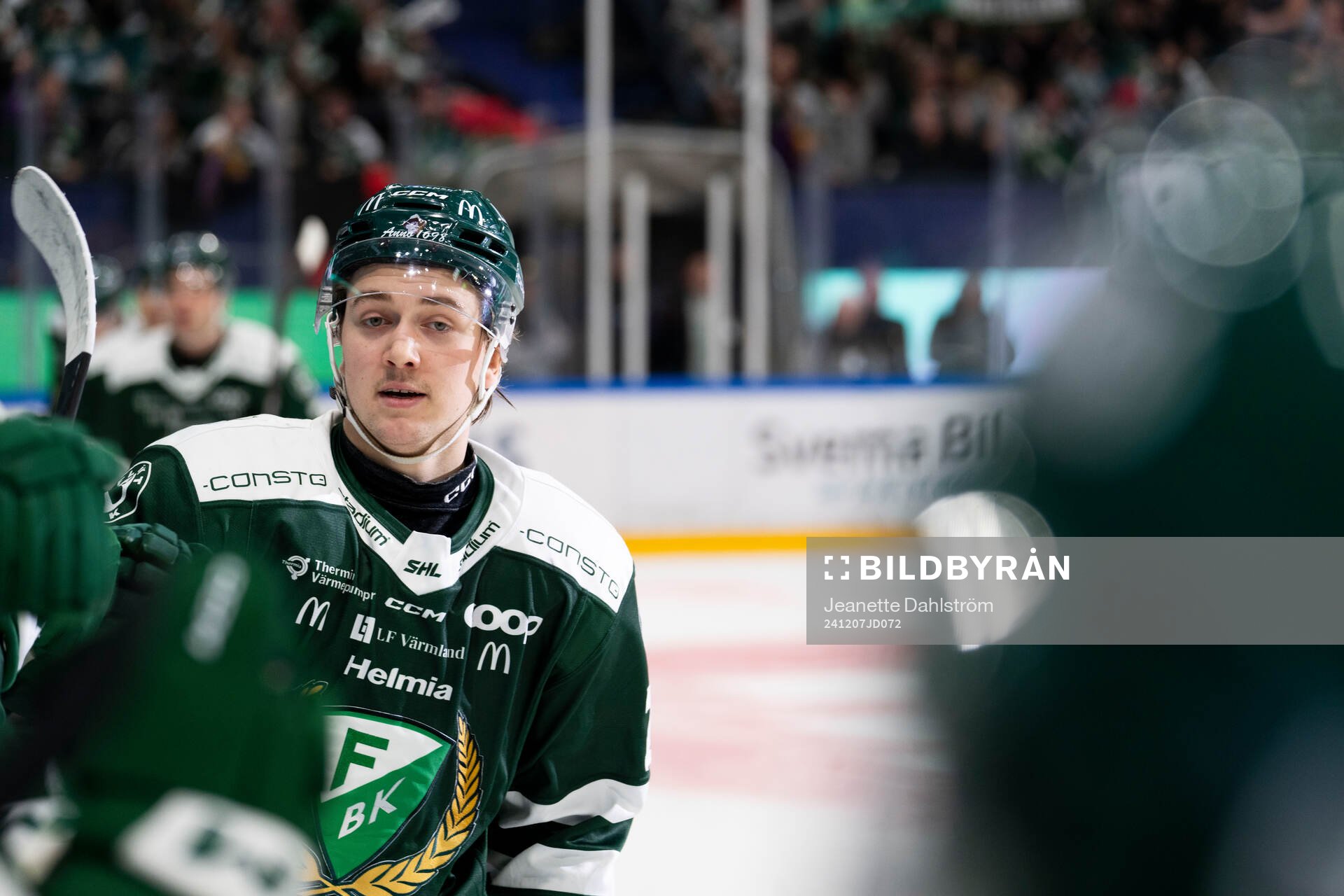 Färjestads Stian Solberg jublar
