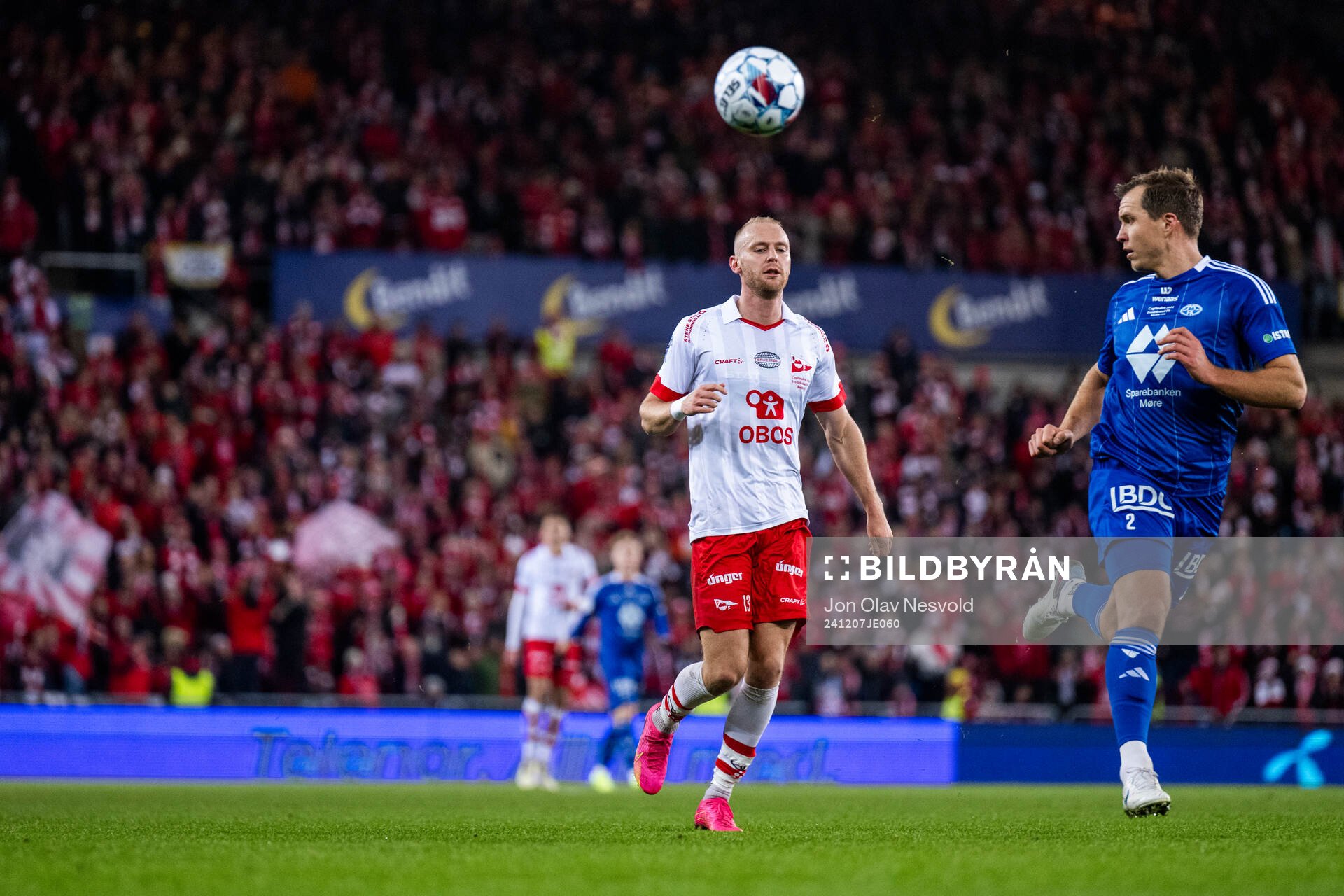 Sondre Sørløkk of Fredrikstad and Martin Bjørnbak of
