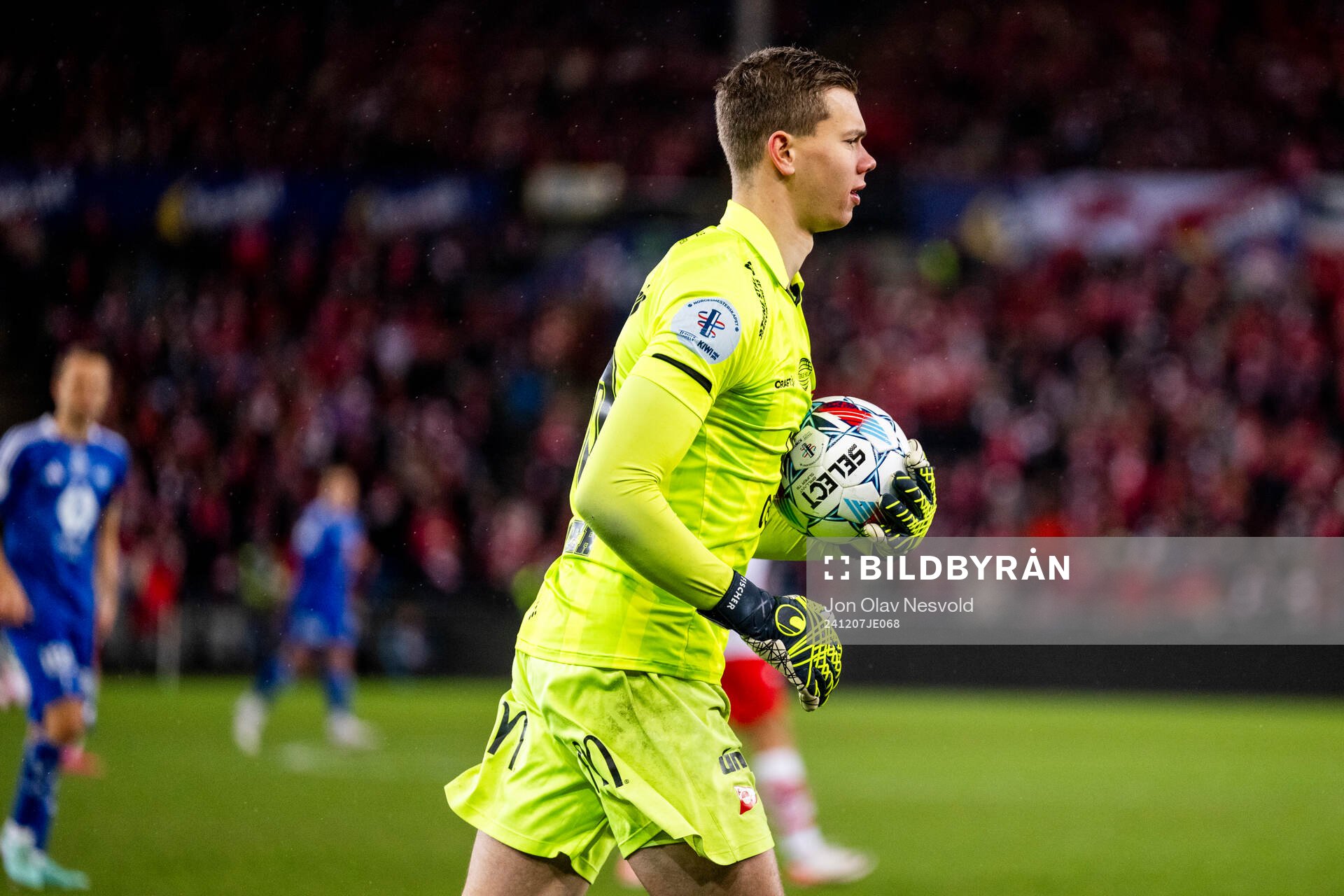 Goalkeeper Jonathan Frost Fischer of Fredrikstad