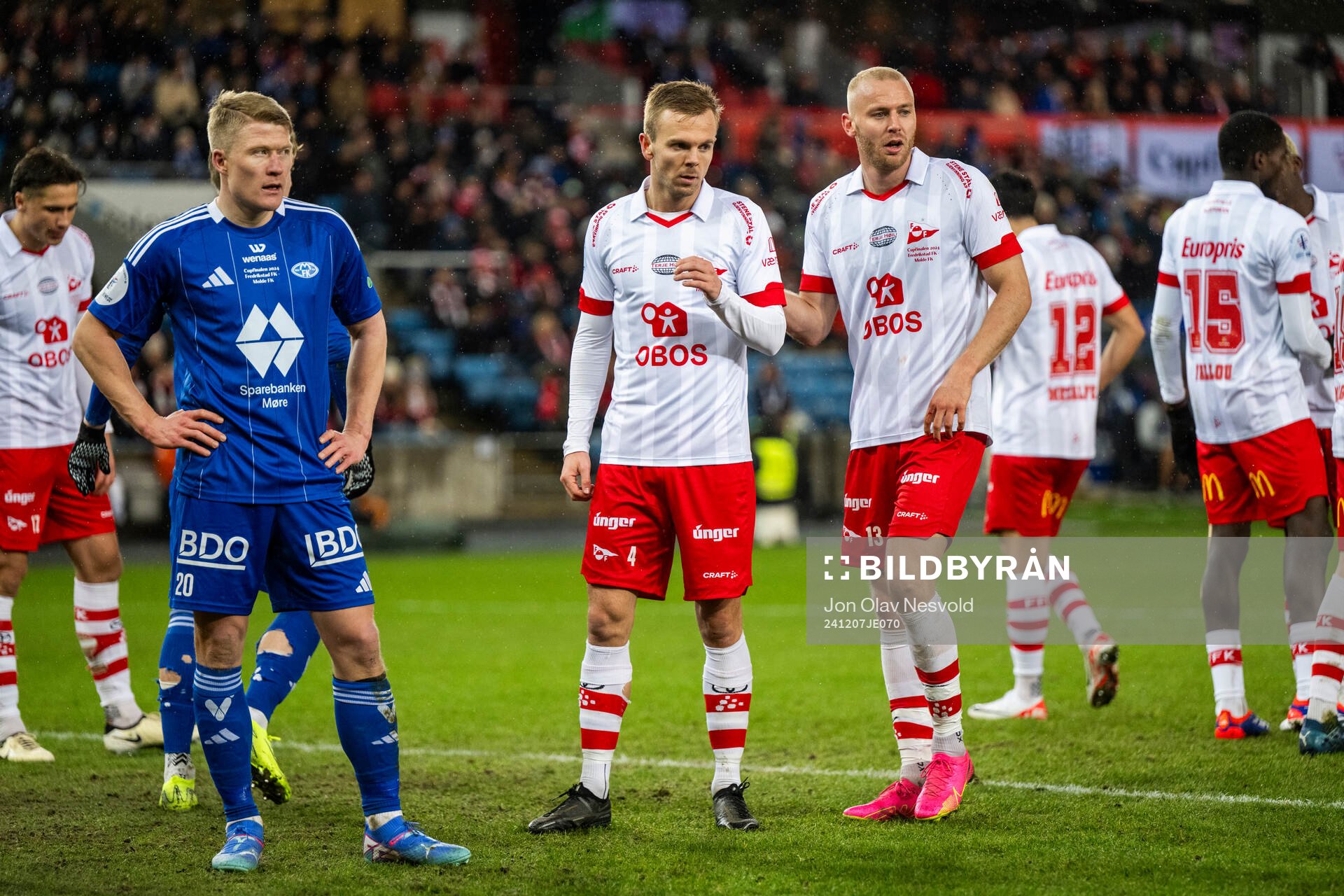 Kristian Eriksen of Molde, Stian Stray Molde and Sondre