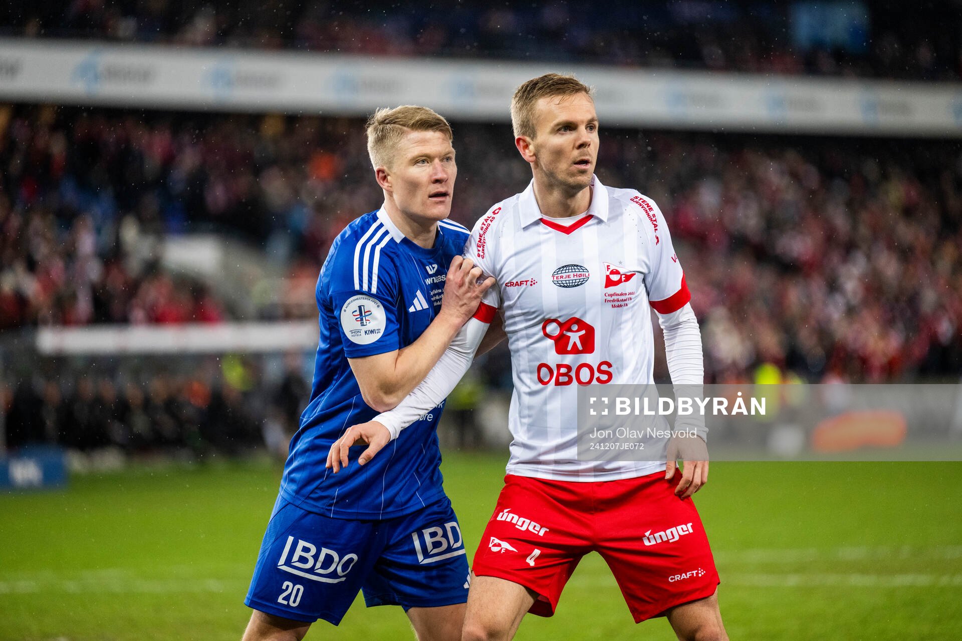 Kristian Eriksen of Molde and Stian Stray Molde of