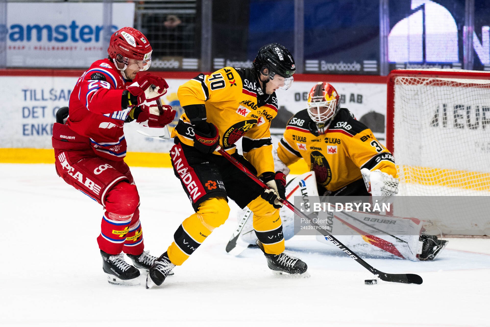 Timrås Filip Hållander och Luleås David Lilja