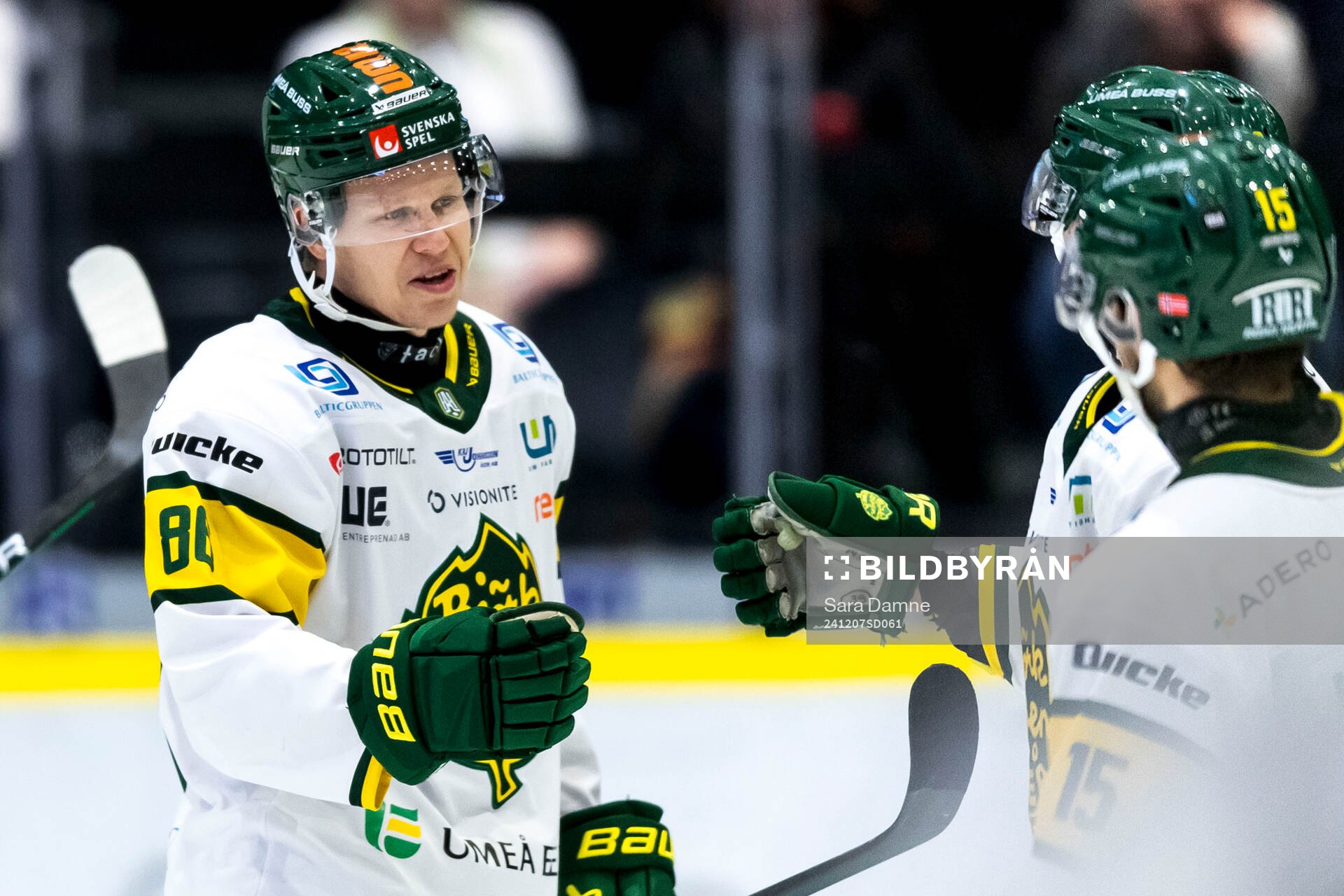 Björklövens Daniel Viksten jublar