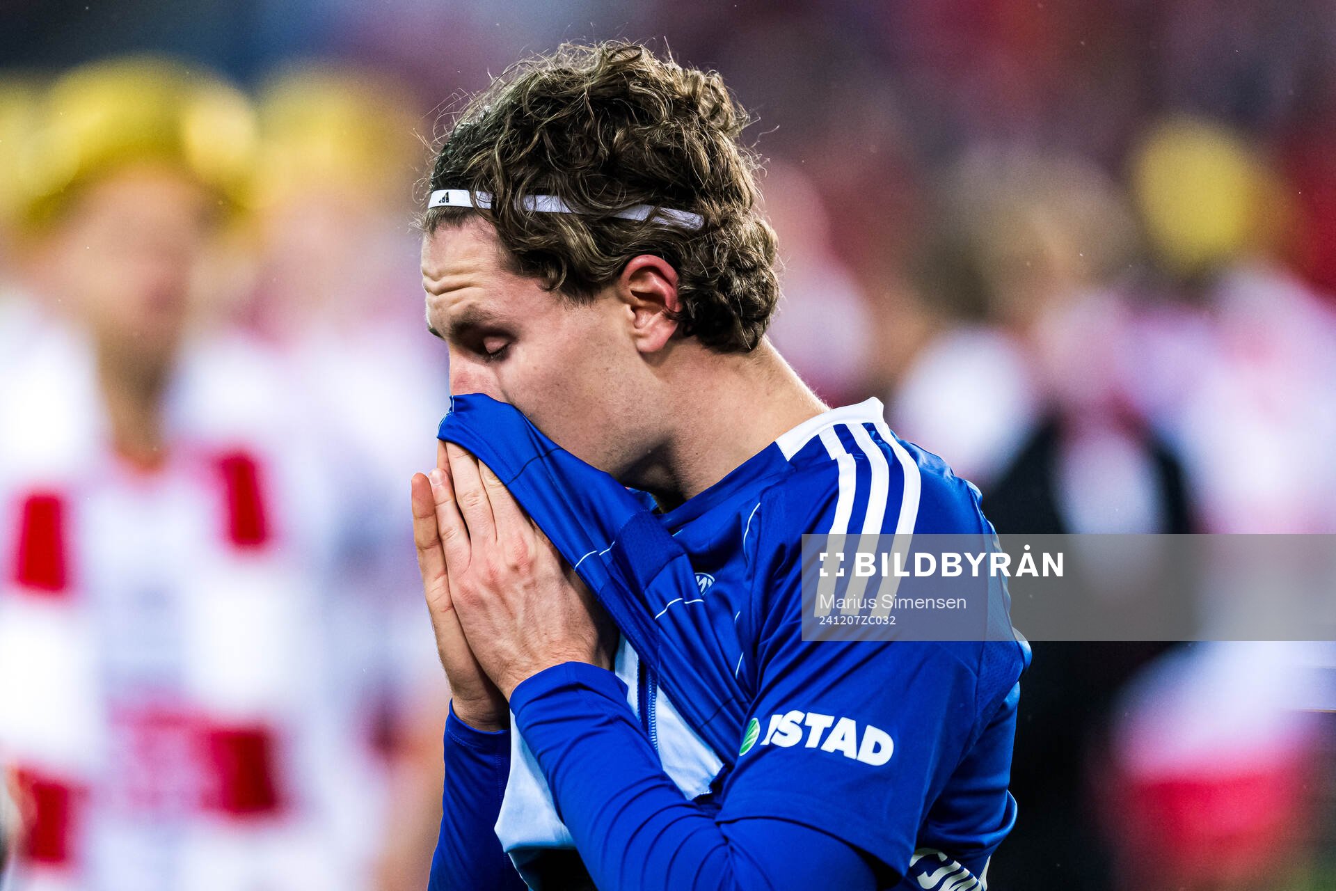 Mathias Fjørtoft Løvik of Molde looks dejected