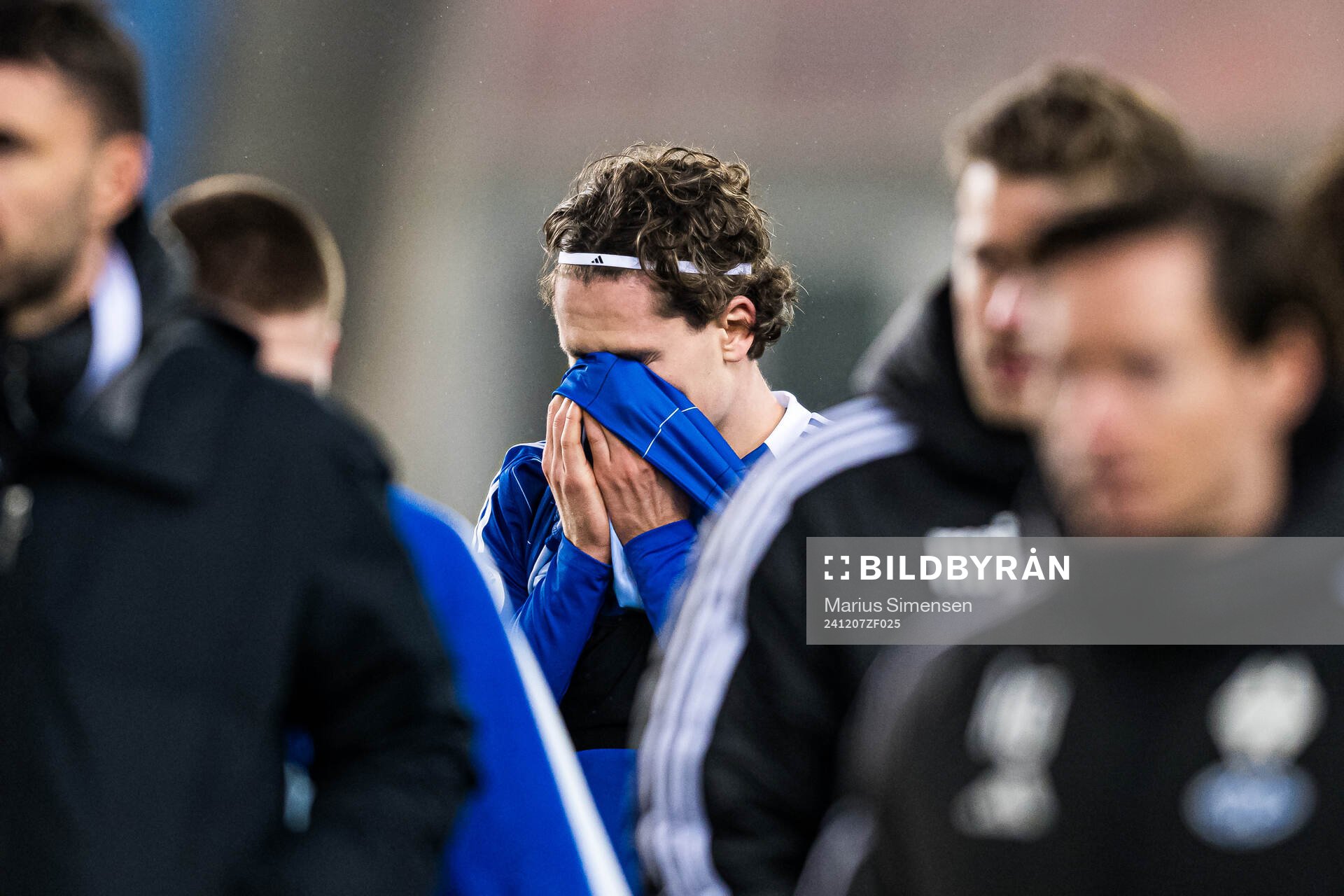 Mathias Fjørtoft Løvik of Molde looks dejected
