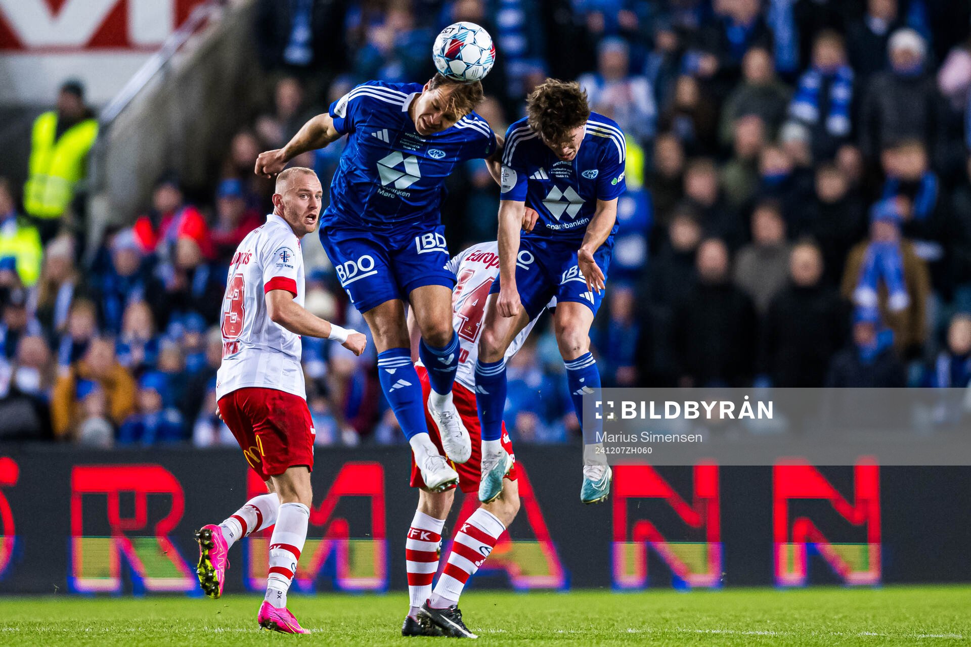 Martin Bjørnbak and Emil Breivik of Molde