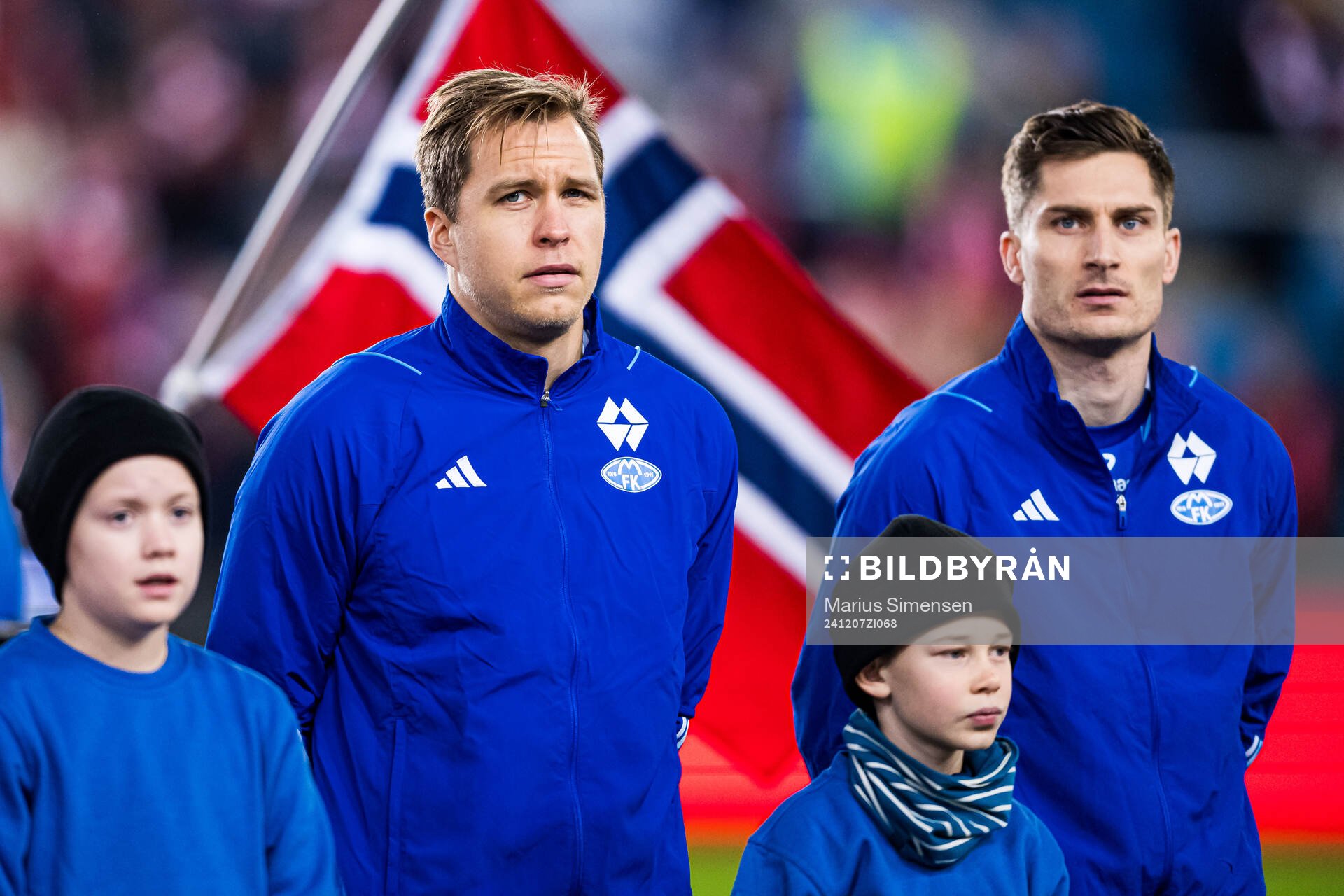 Martin Bjørnbak nd Kristoffer Haugen of Molde