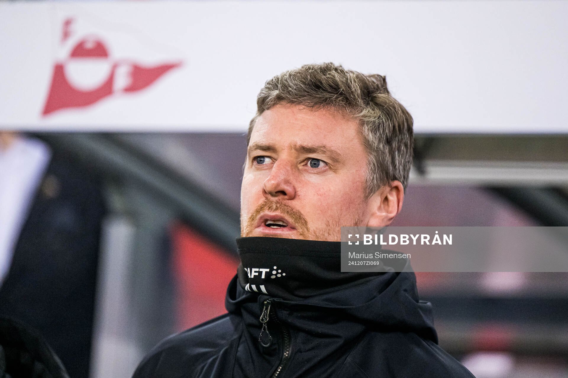 Andreas Hagen, head coach of Fredrikstad