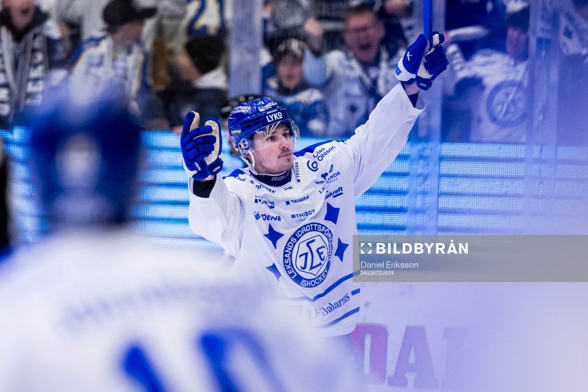 Leksands Marcus Karlberg jublar