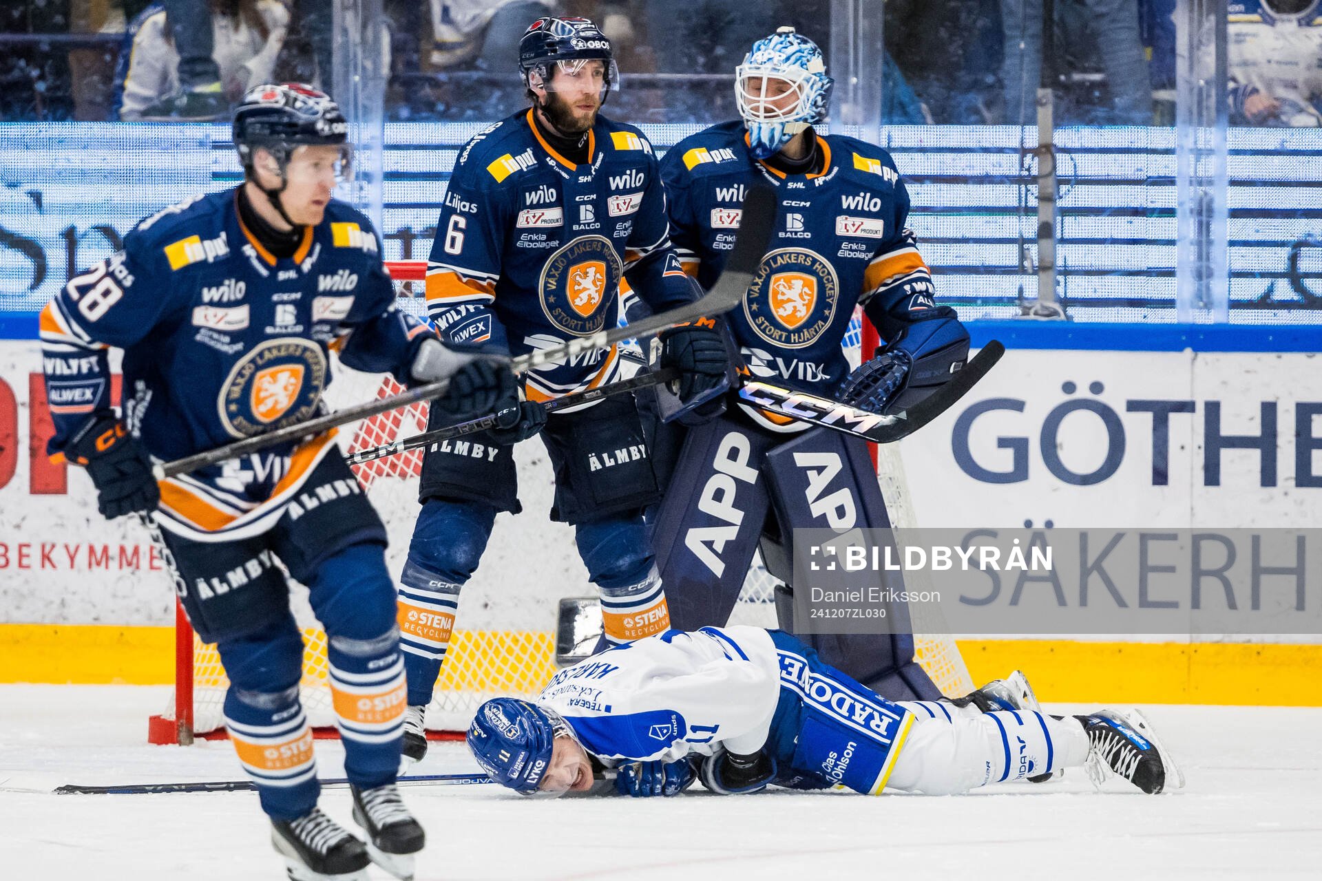 Växjös Hugo Gustafsson och Karl Henriksson och Leksands
