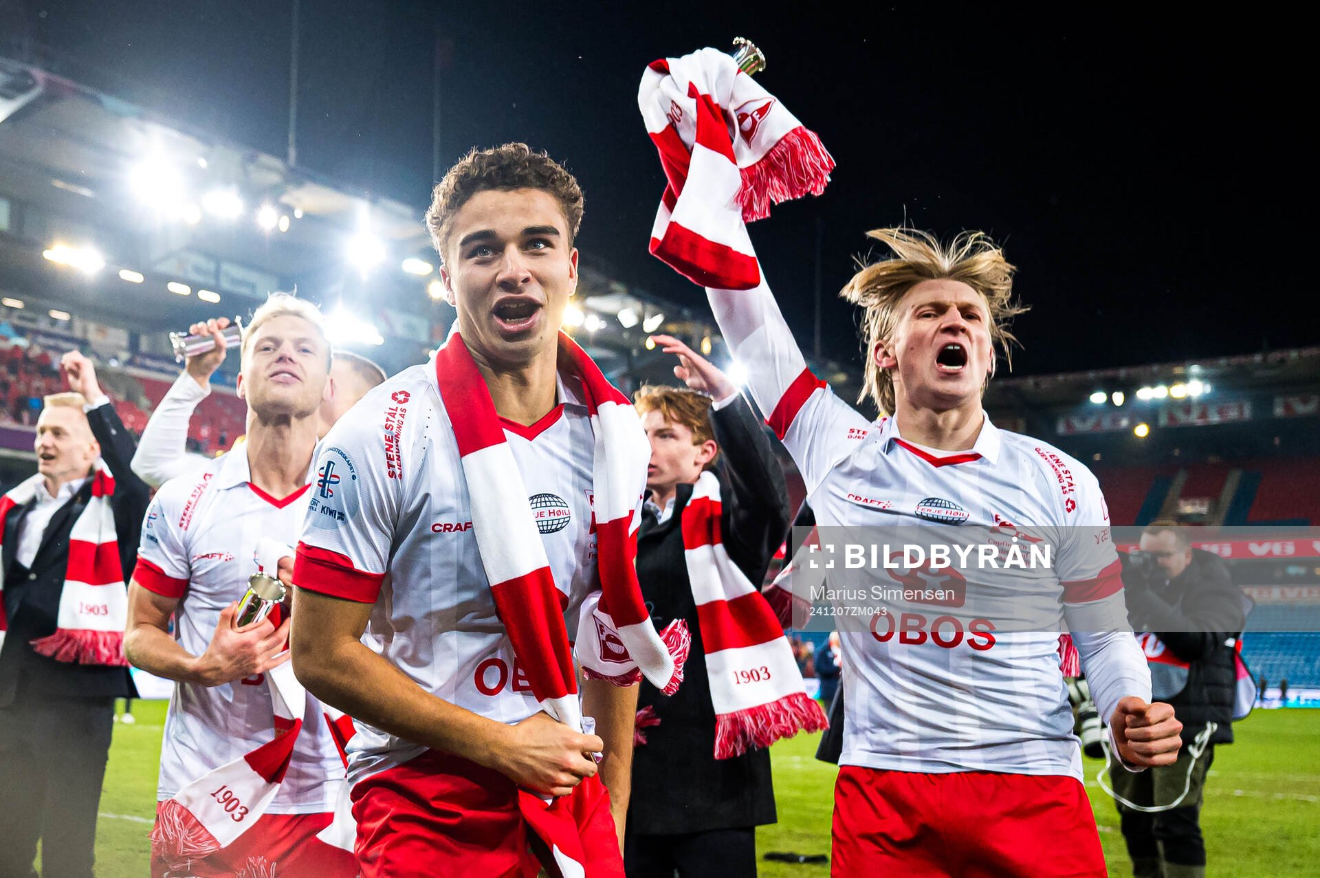 Henrik Skogvold and Daniel Fritz Eid of Fredrikstad