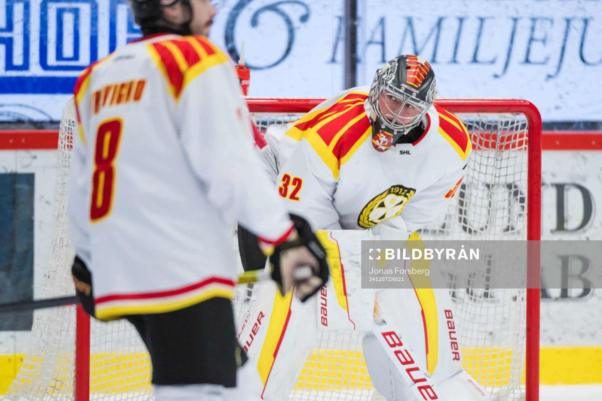 Brynäs målvakt Ludvig Persson