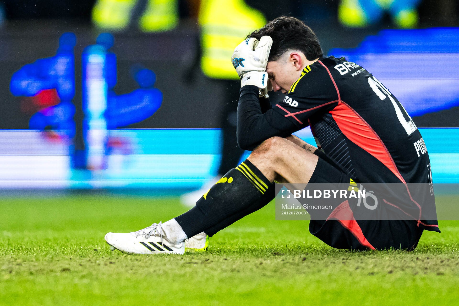 Albert Posiadala of Molde looks dejected