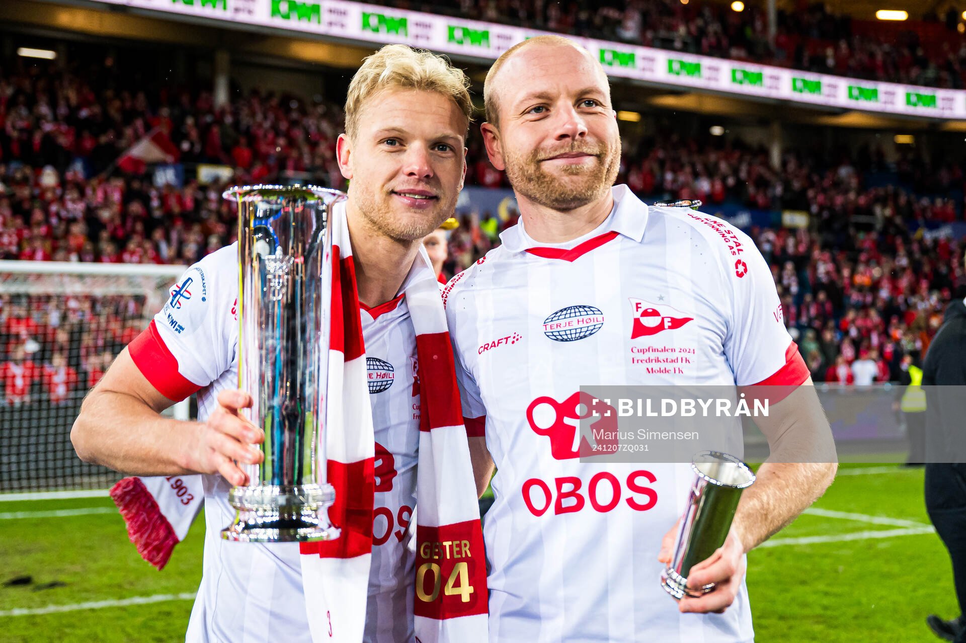 Morten Bjørlo and Henrik Kjelsrud Johansen of Fredrikstad