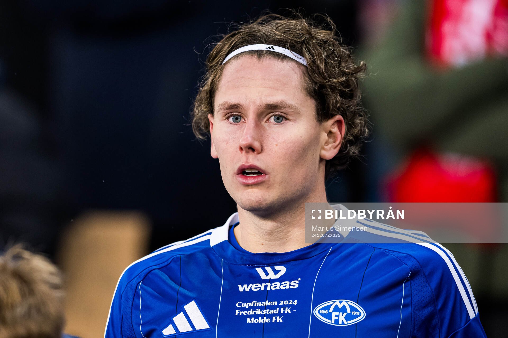 Mathias Fjørtoft Løvik of Molde looks dejected the cup