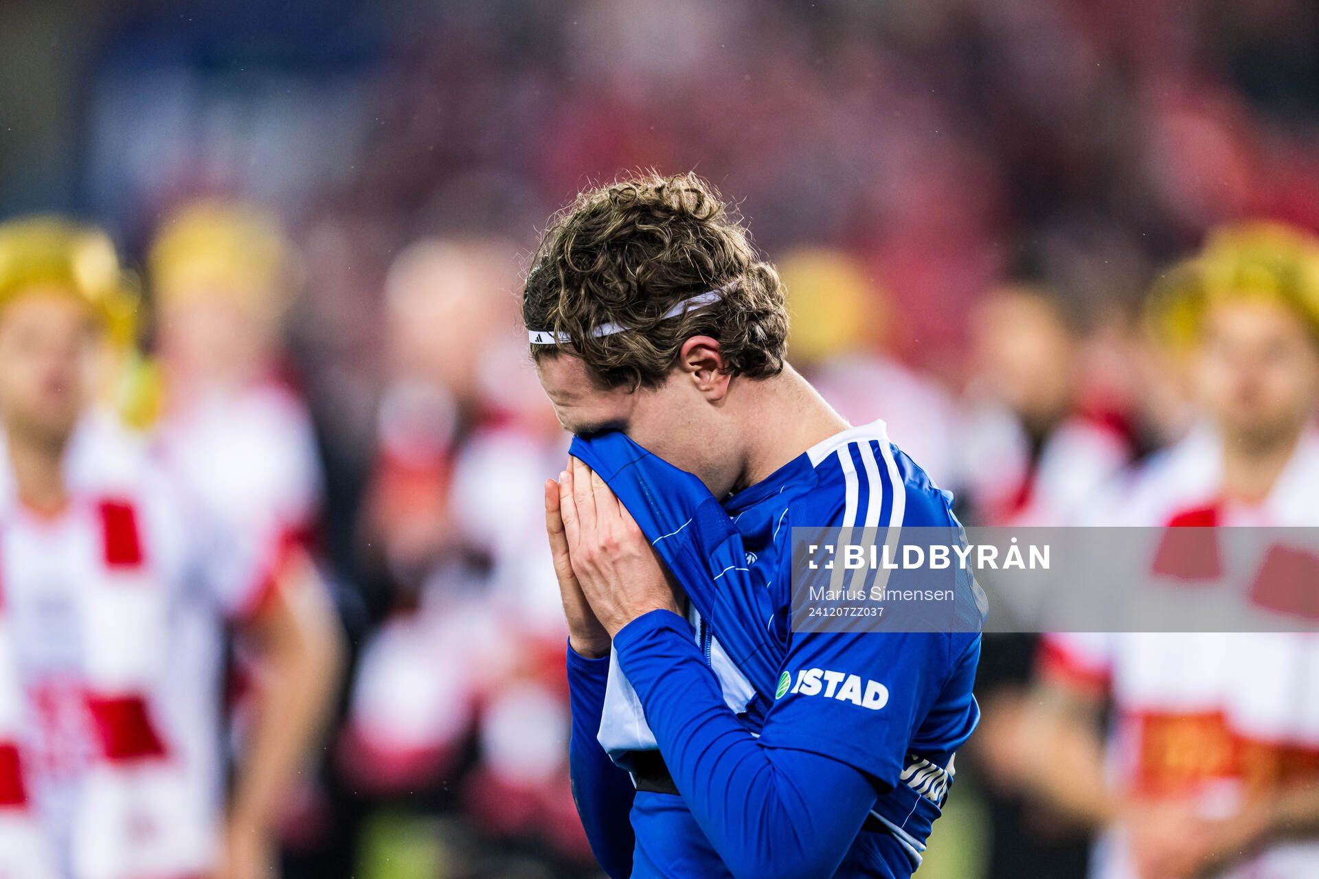 Mathias Fjørtoft Løvik of Molde looks dejected