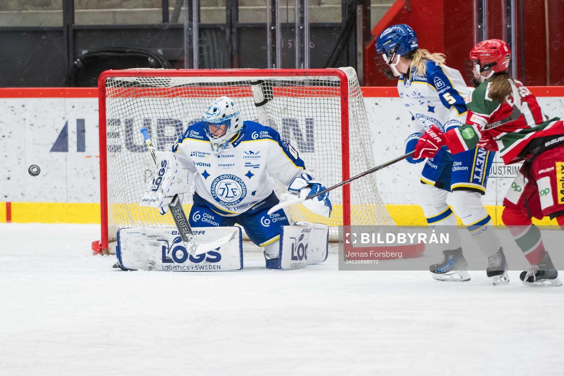 Leksands målvakt Ellen Jonsson