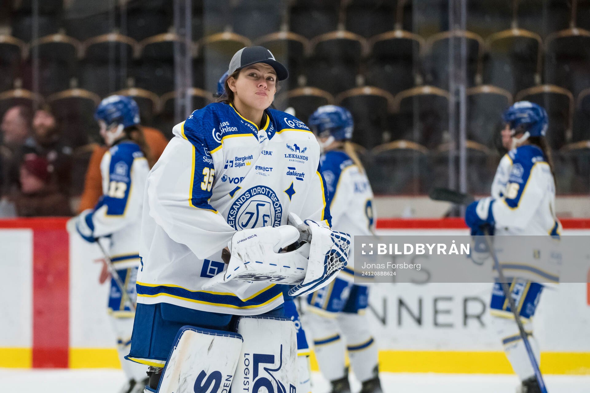 Leksands målvakt Emma Polusny