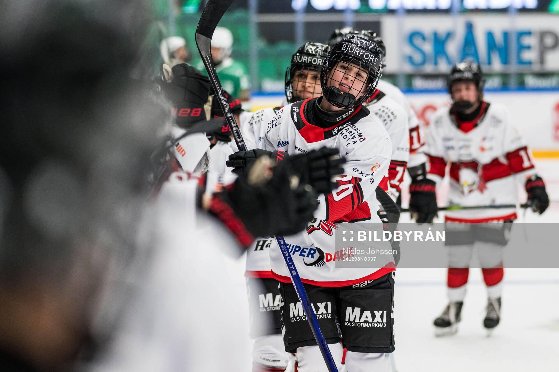 Malmös Silke Glud jublar