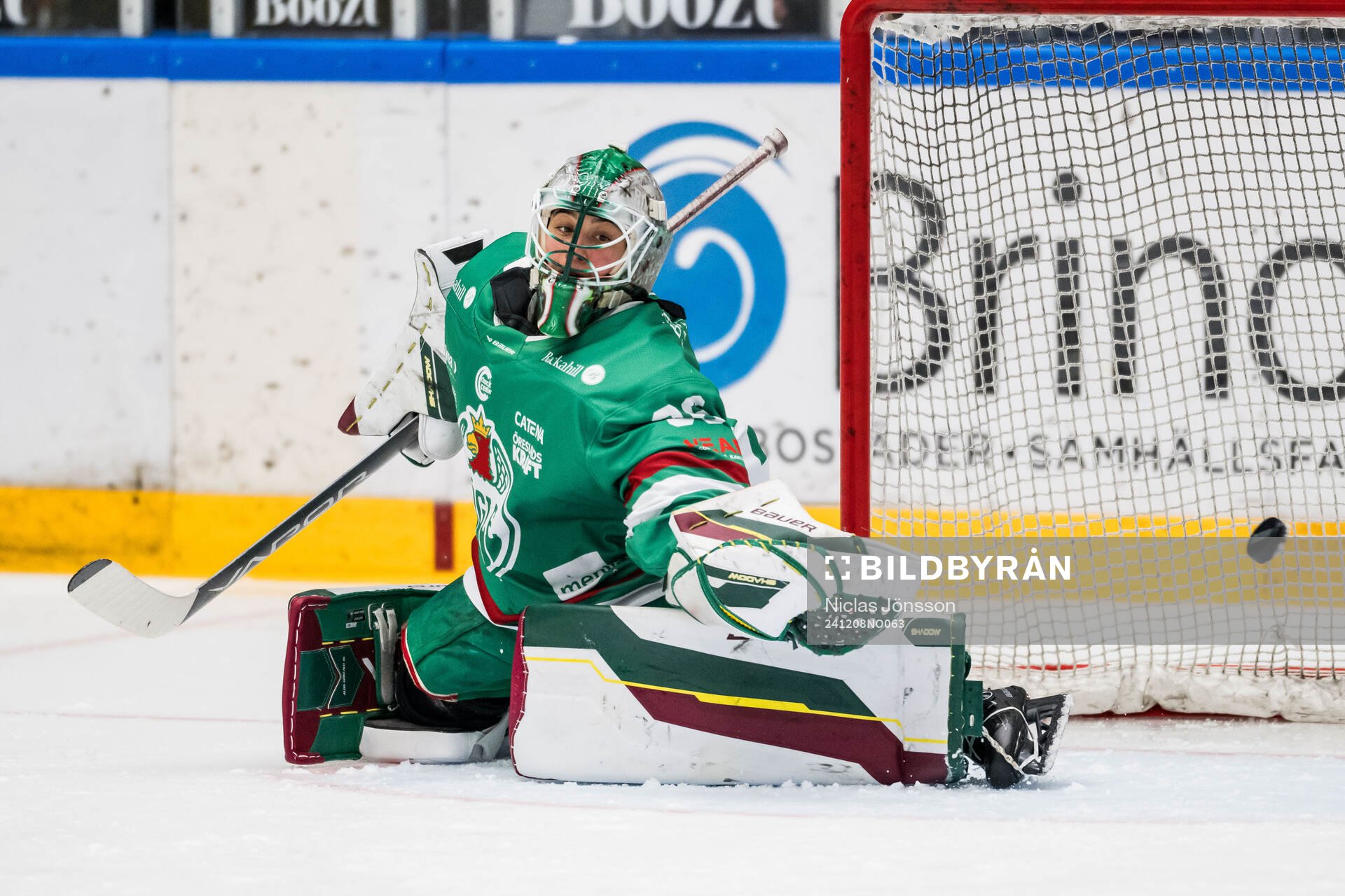 Under ishockeymatchen i Damhockeyallsvenskan Södra mellan