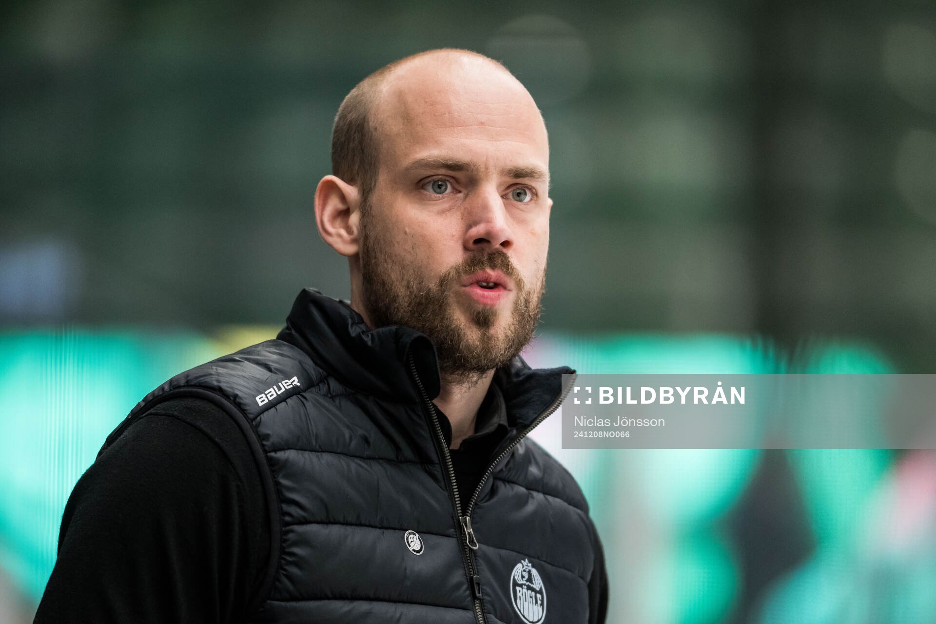 Rögles tränare Julius Falkenbäck Bergkvist
