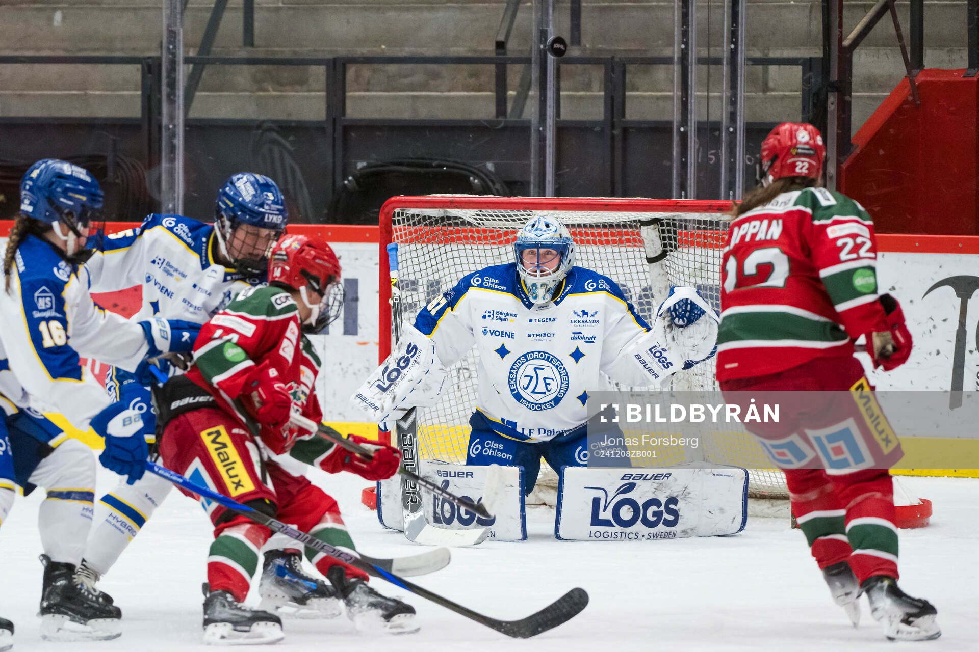 Leksands målvakt Ellen Jonsson
